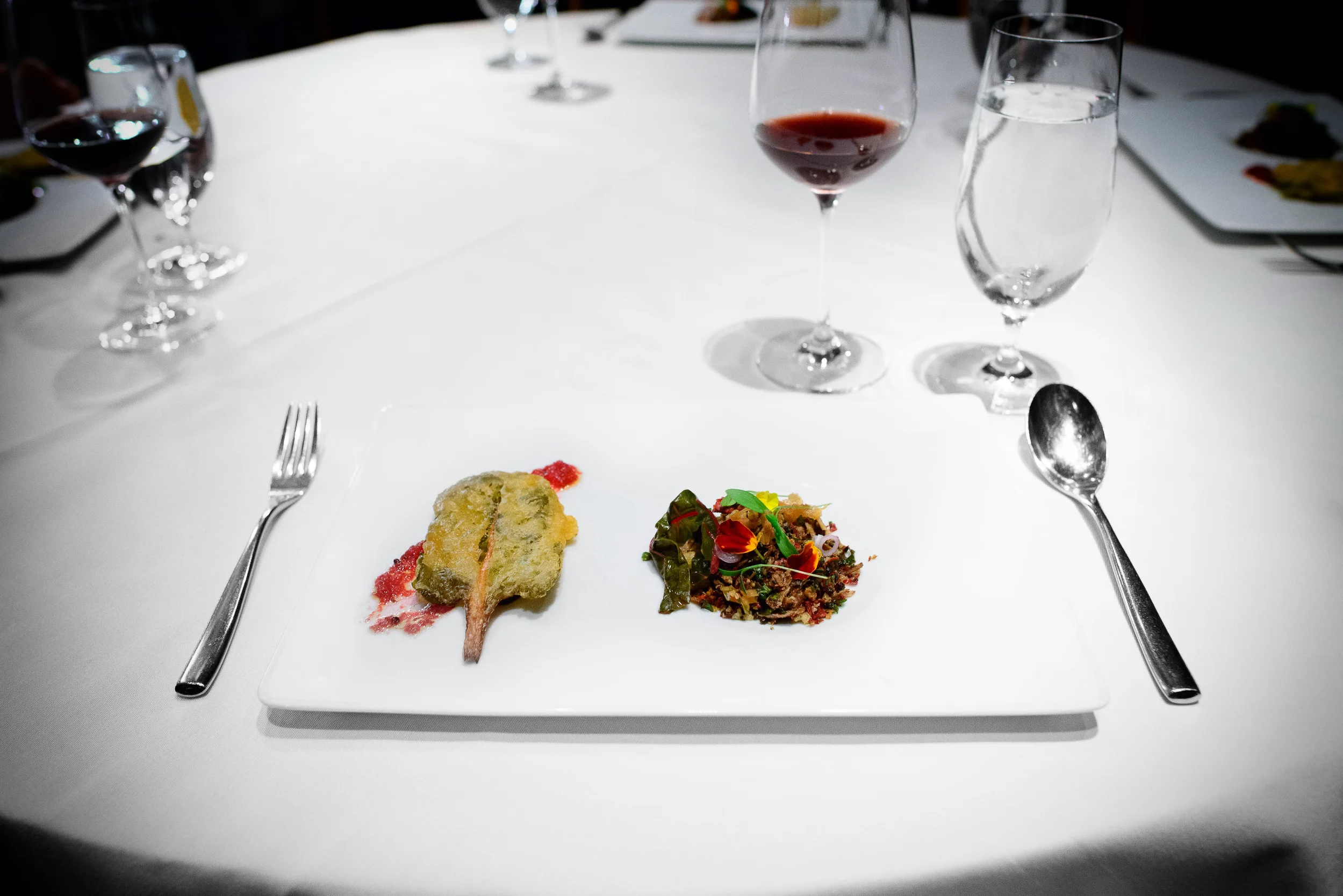 11th Course: Swiss chard and douchi