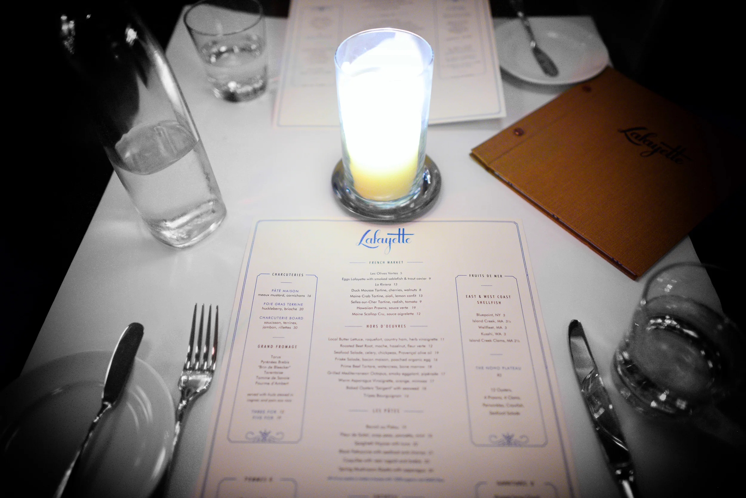 Le Menu Lafayette