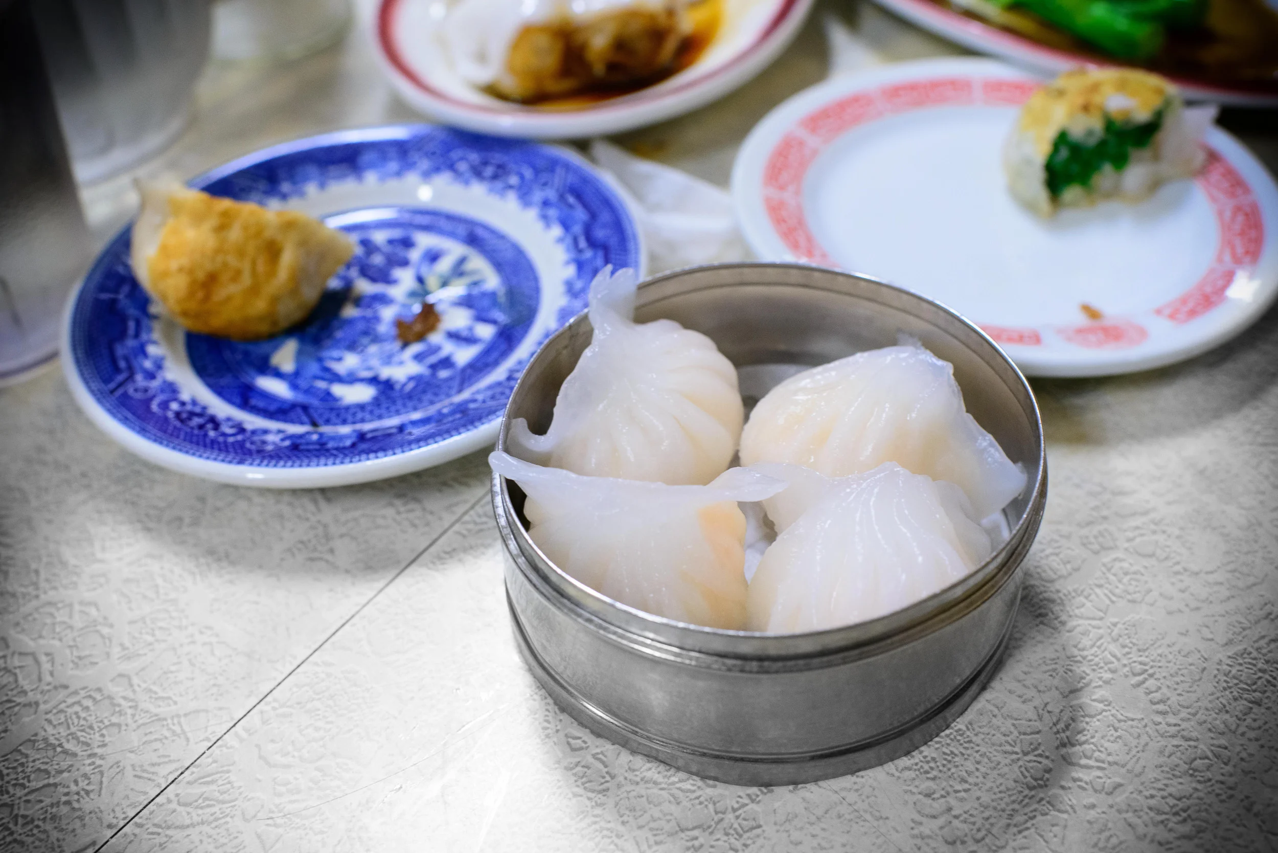Shrimp dumplings ($3.75)