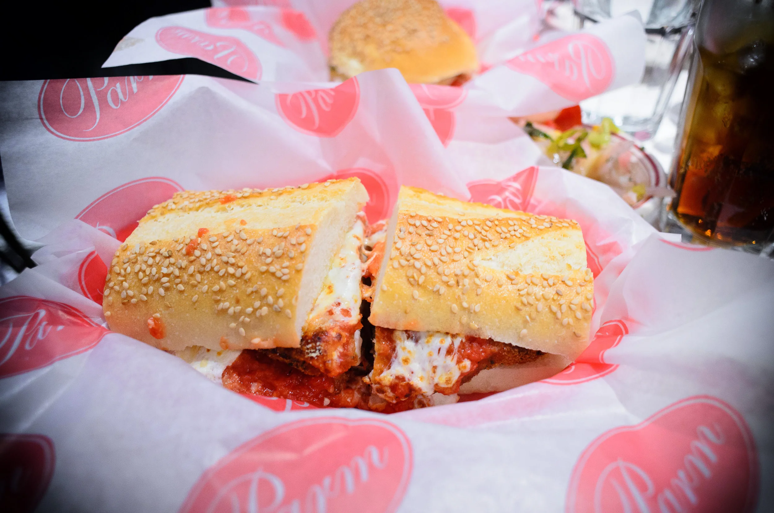 Chicken parm hero ($12)
