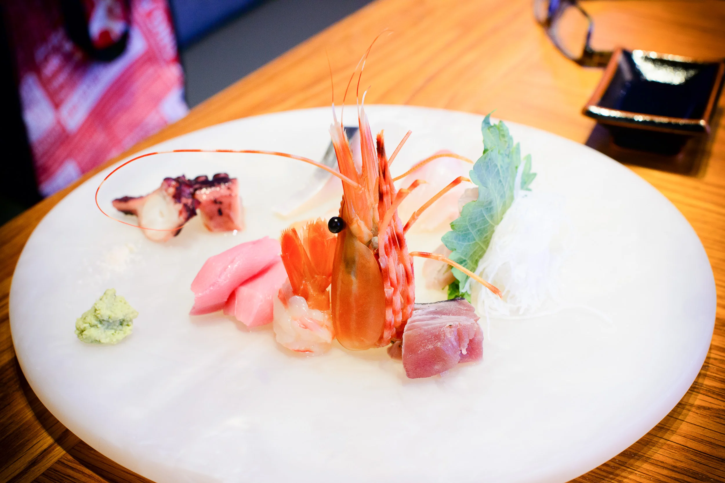 Assorted sashimi