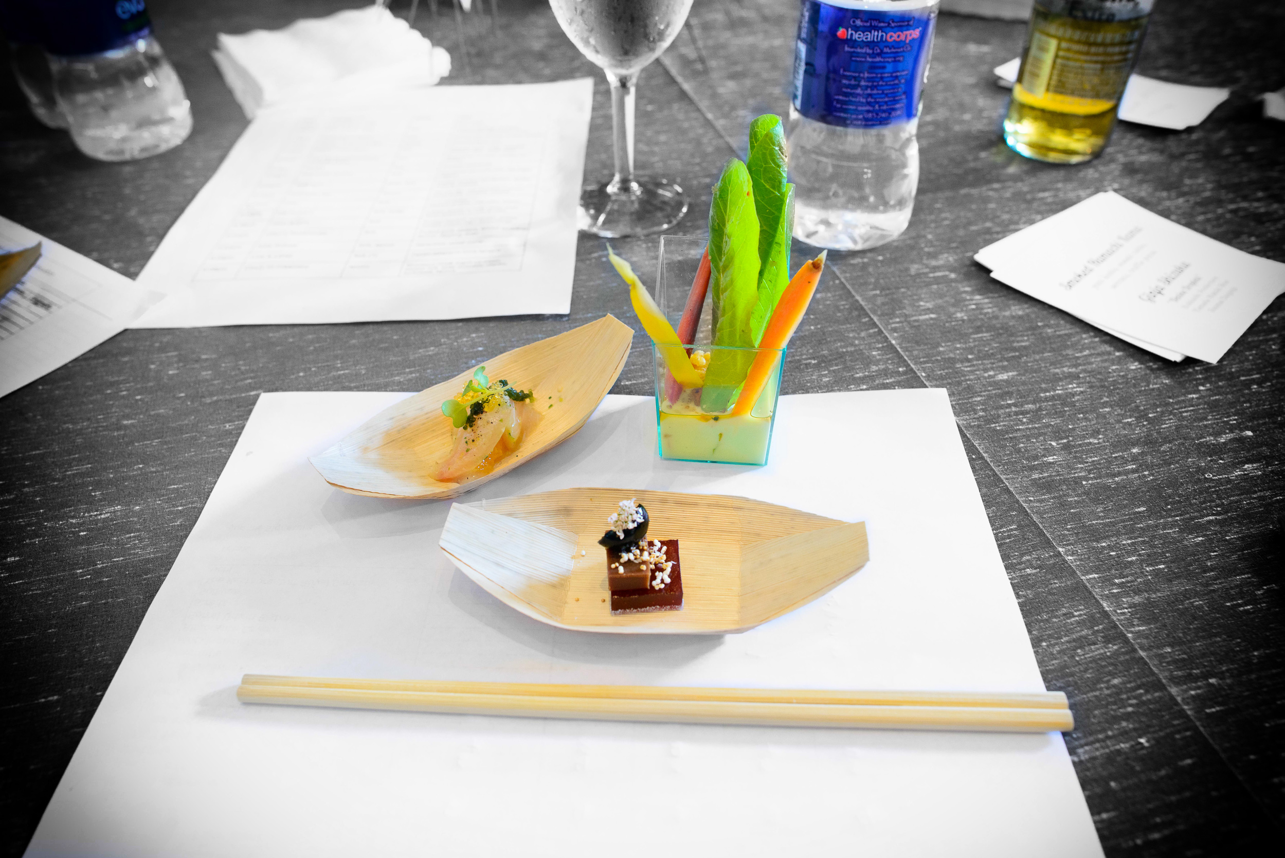 11th Contestant: Uchi - Hamachi with citrus, Uchi salad, peanut