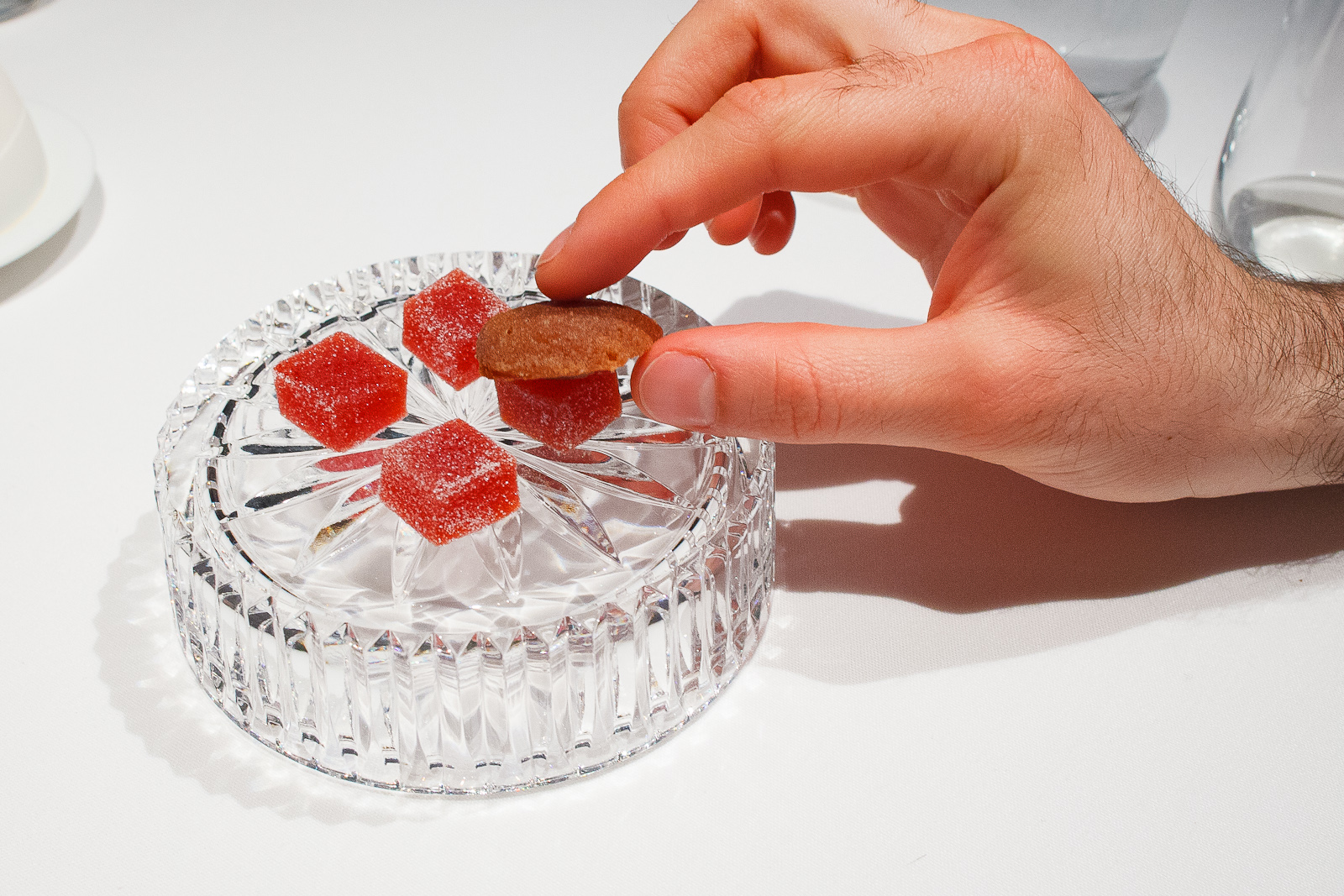 Petits fours: "strawberry-chocolate"