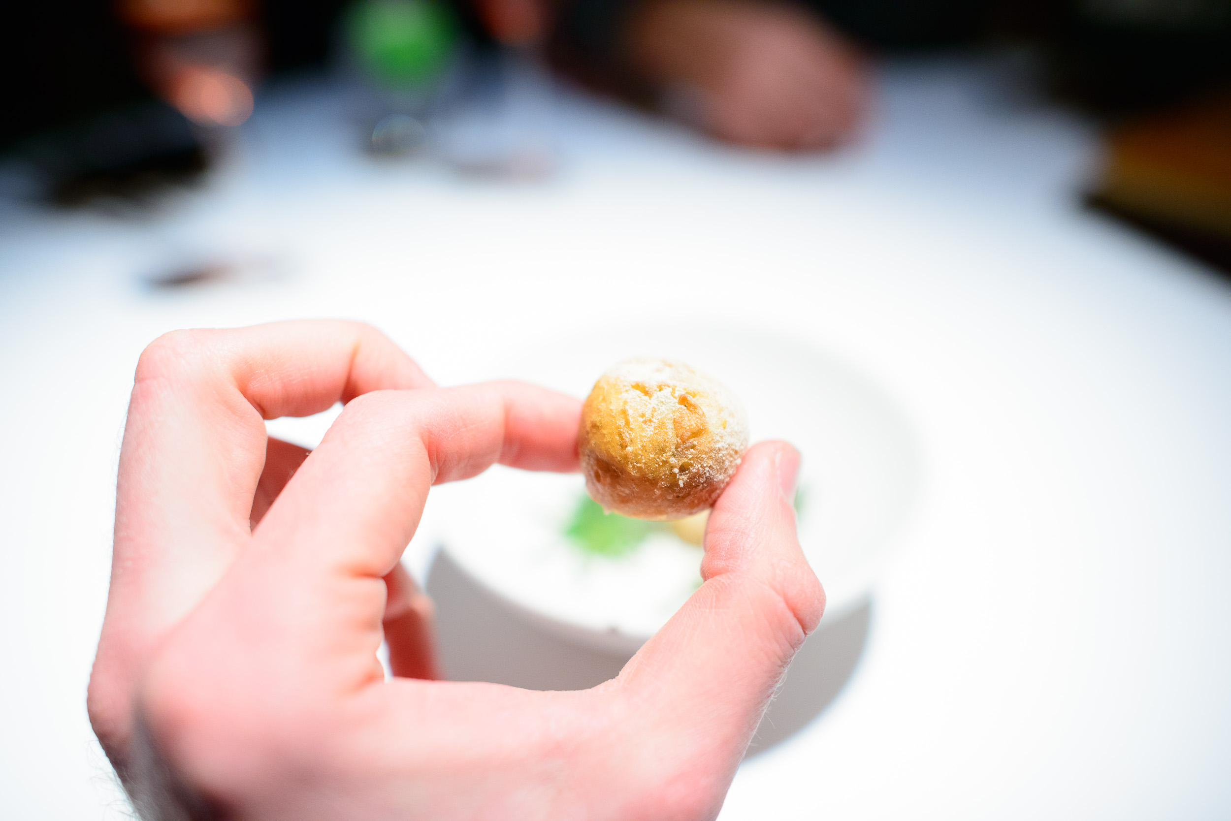 7th Course: Vegetable croquette