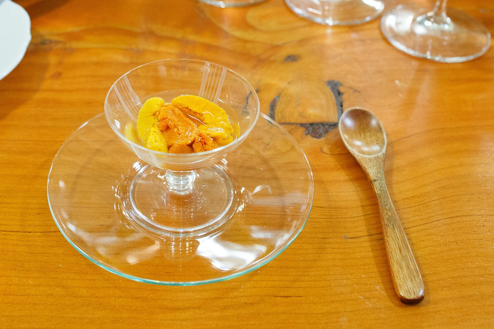 8th Course: Sea urchin, cured in its own seawater