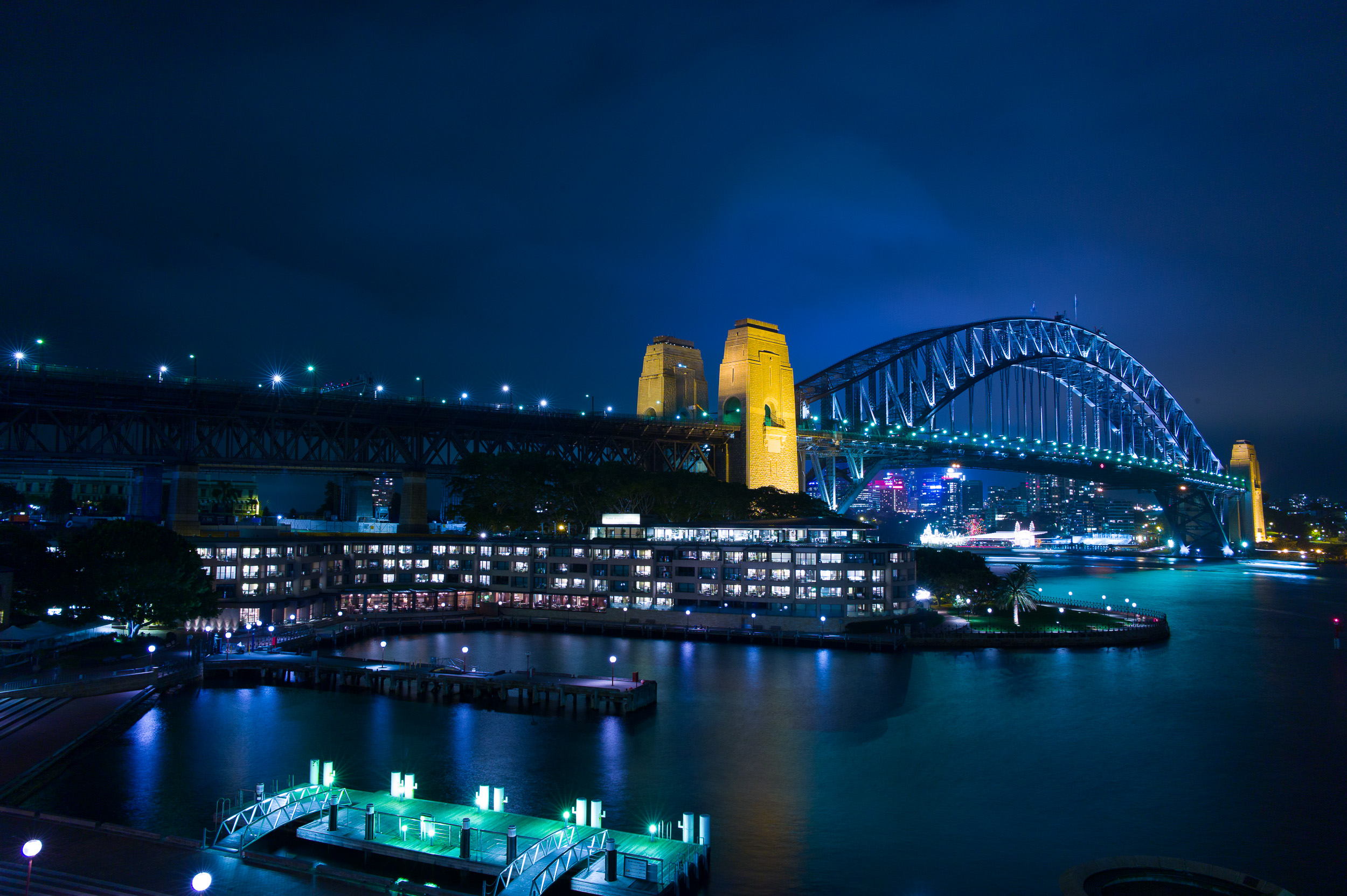Sydney Harbour, at Night, 2013