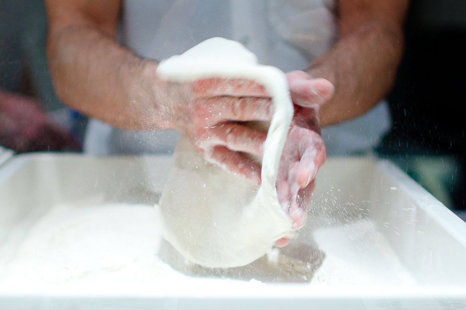 Massaging the dough