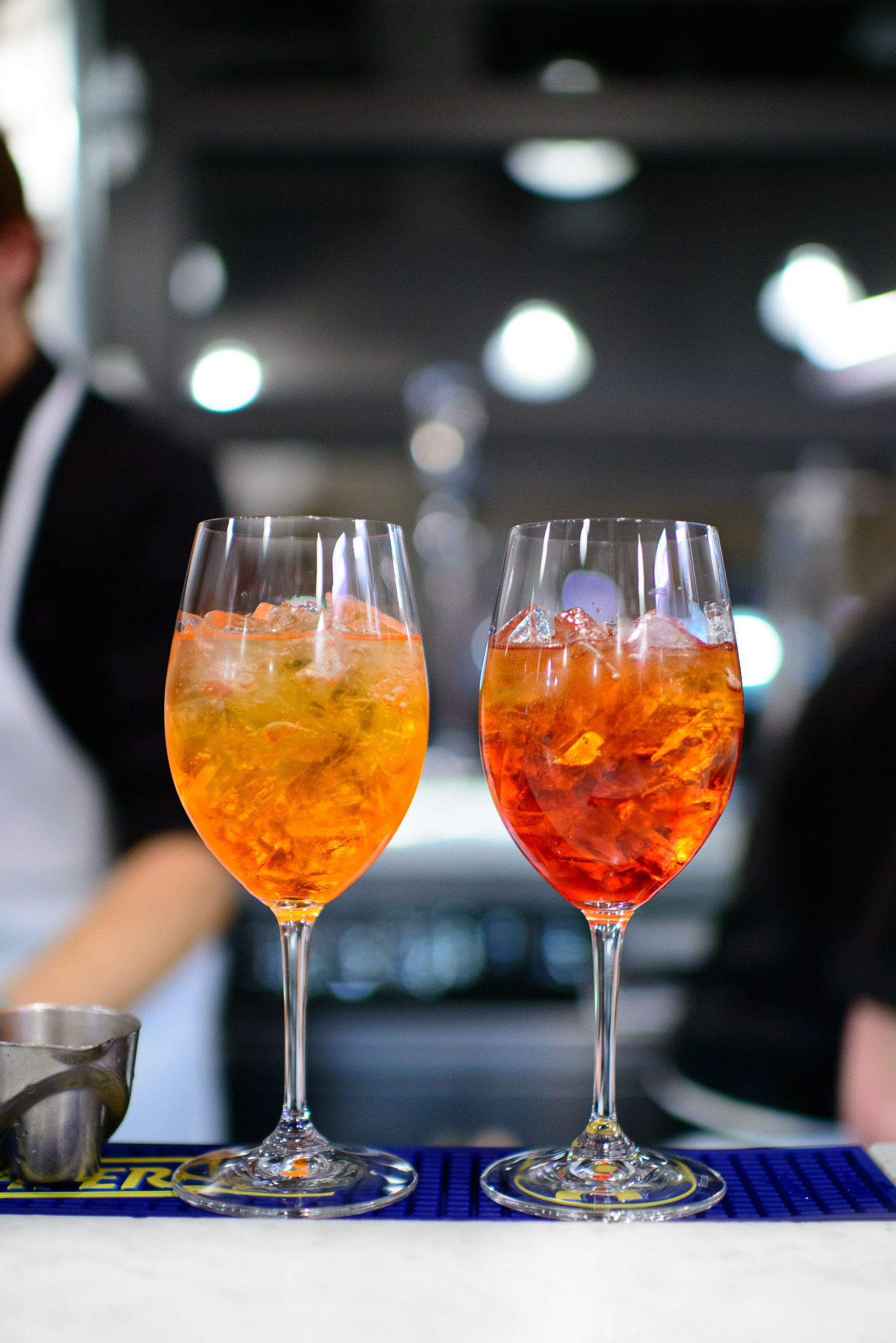 Aperol and India Pale Americano spritz