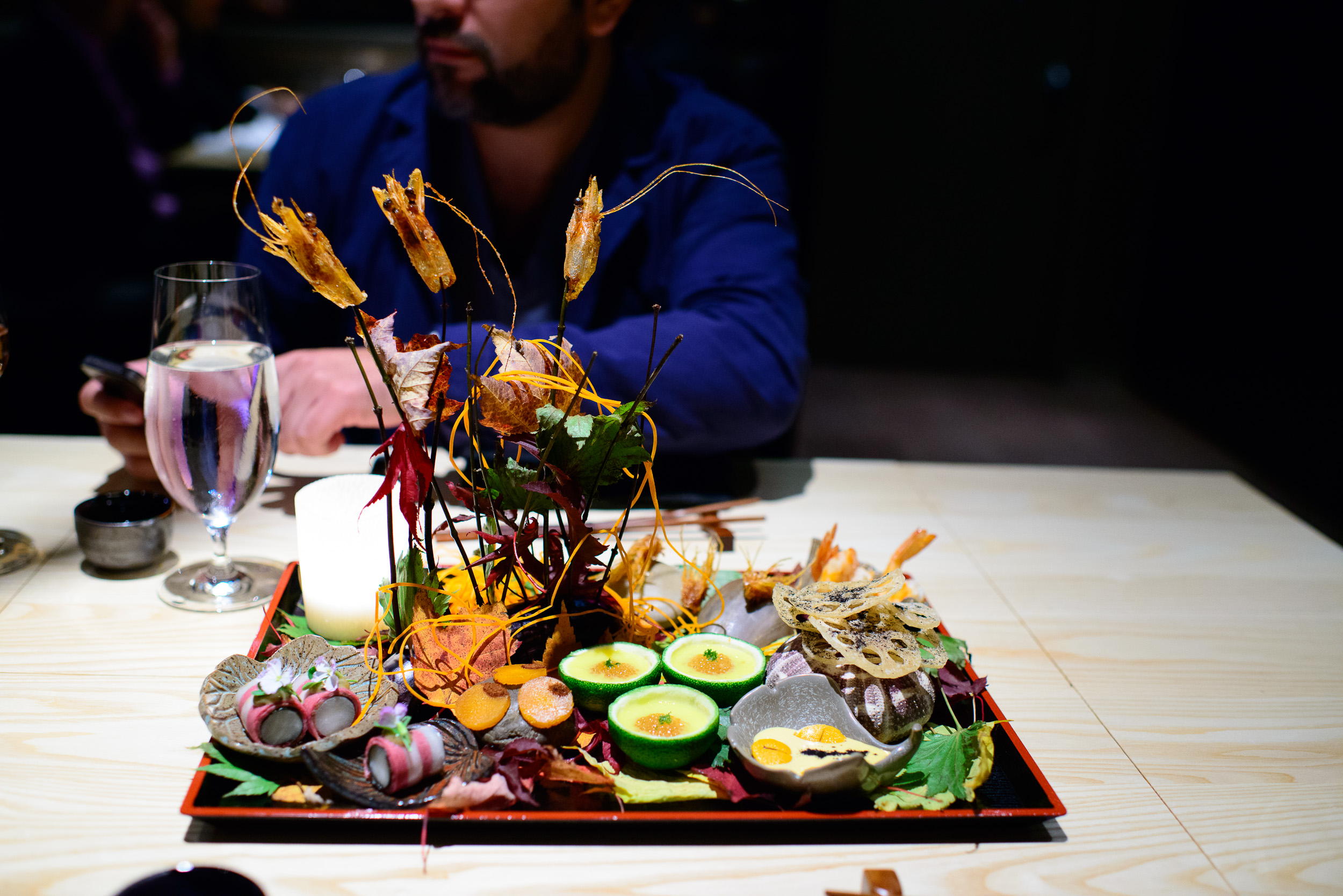 3rd Course: Japanese maple forest (paired with seikyo 'takehara'