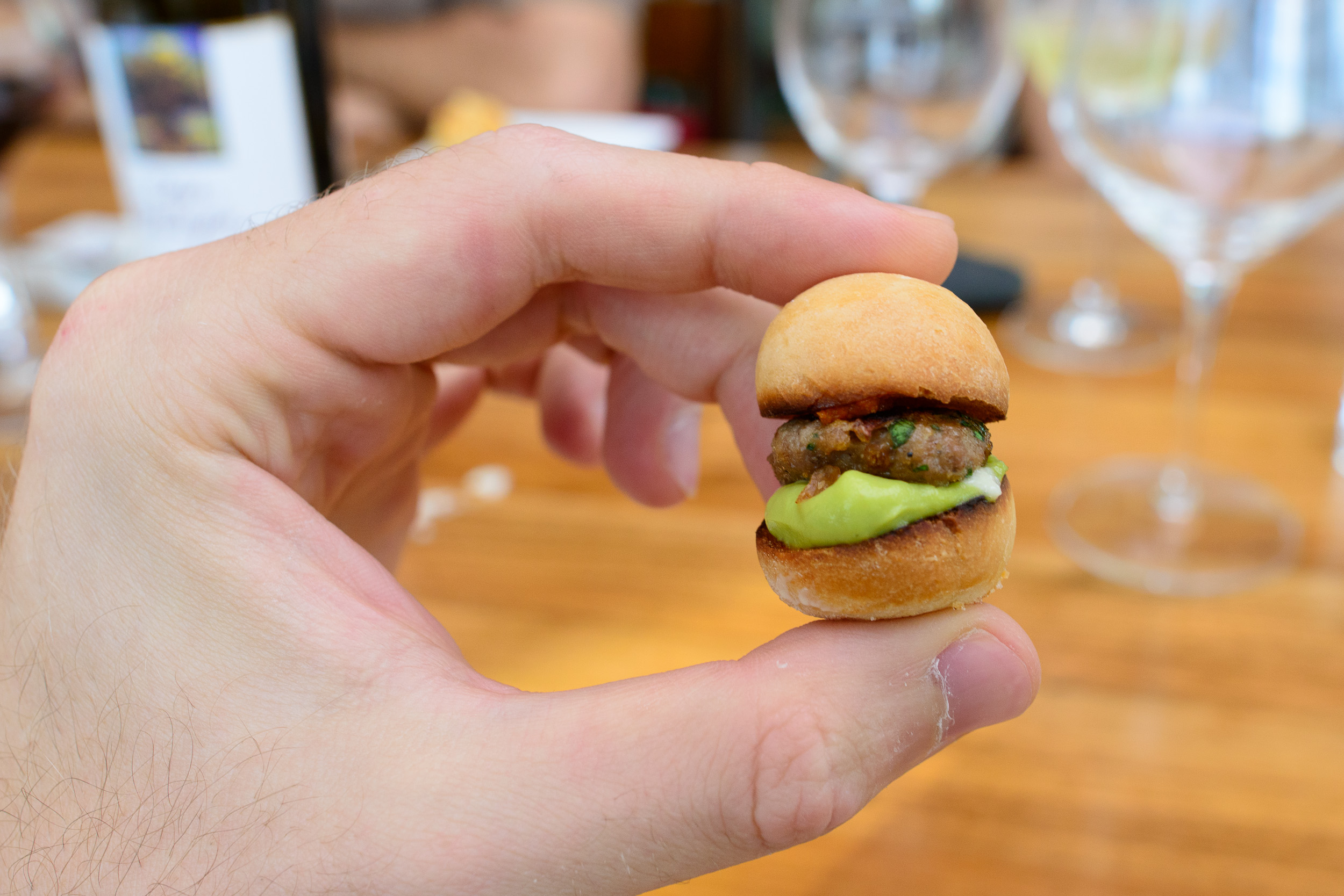 Amuse bouche: mini hamburger