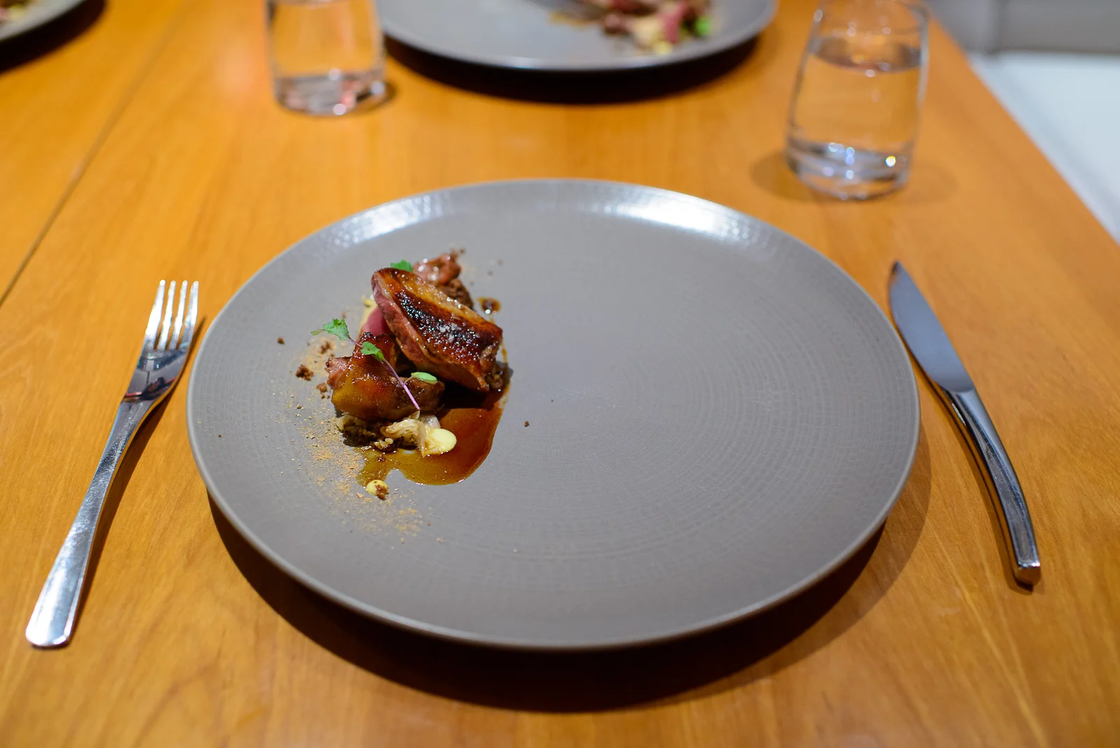 5th Course: Squab leg and breast (pan roasted), pâté from the