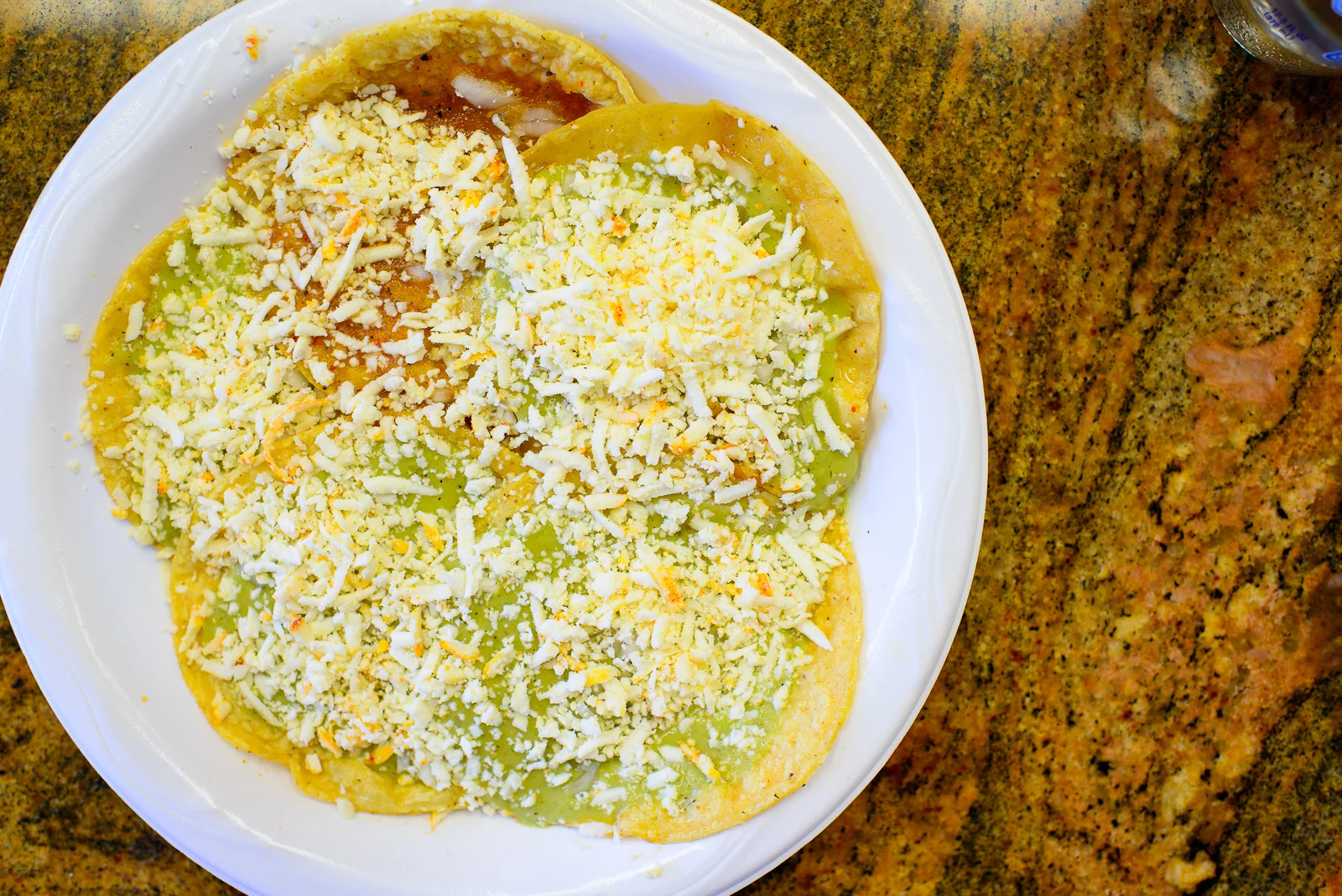 Chalupas típicas de Puebla