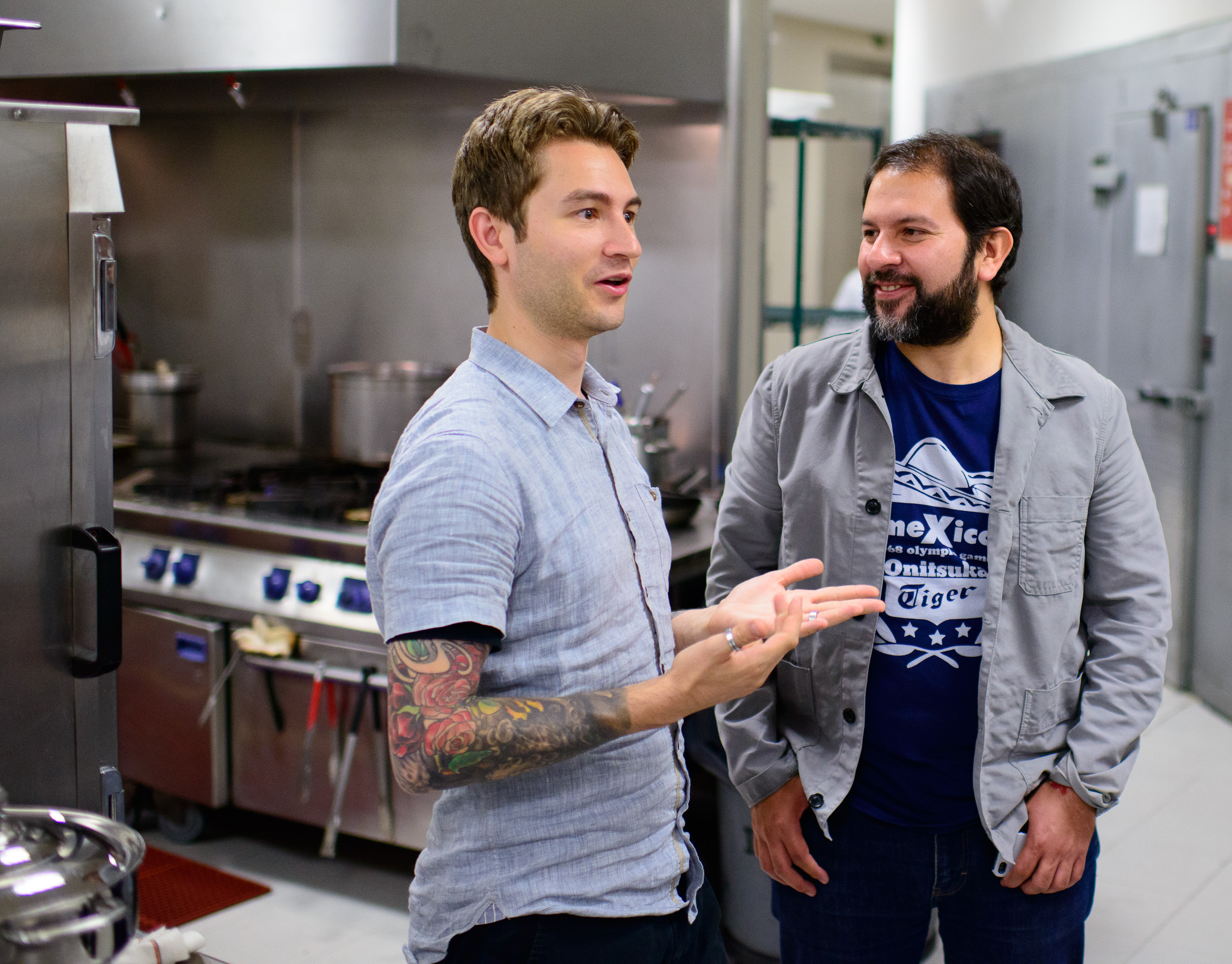 Chefs Alex Stupak and Enrique Olvera