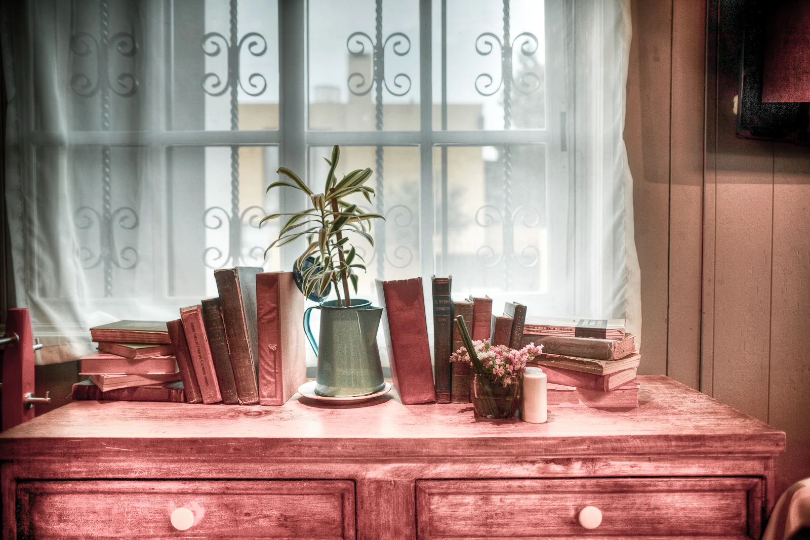 Bookshelf at Amaranta