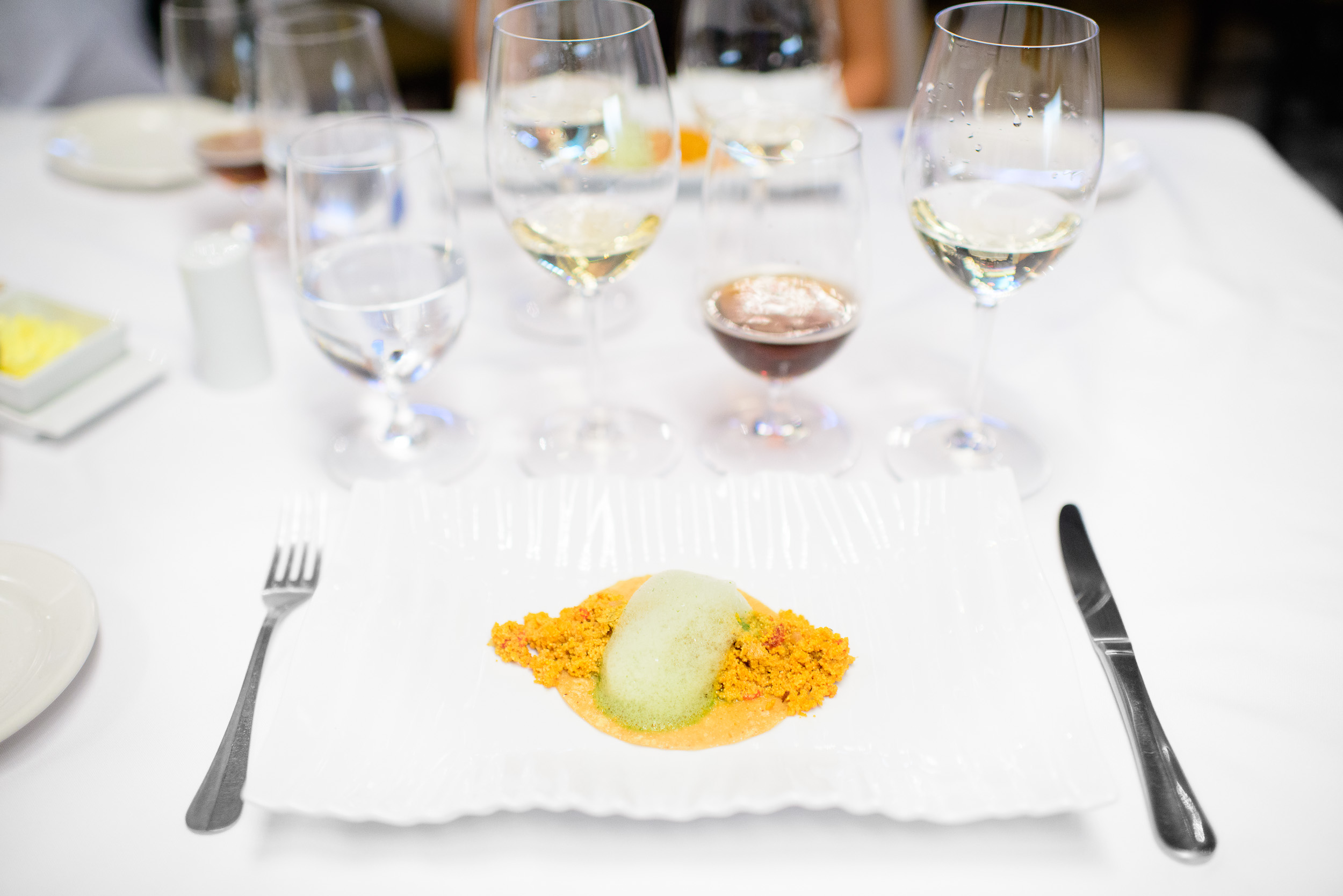 5th Course: Tacos de "caviar" mexiquense - hueva de carpa guisad