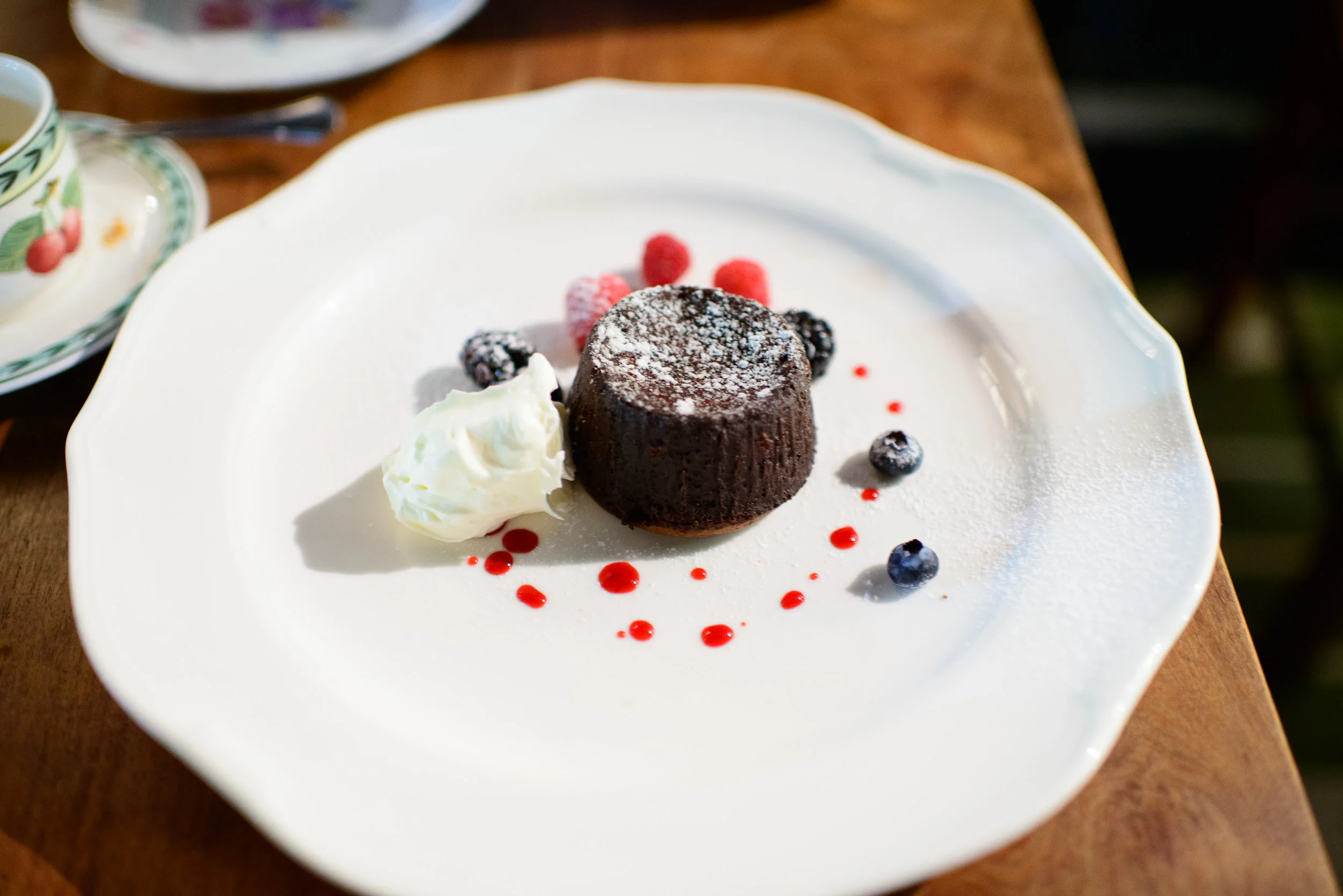 Molten chocolate cake