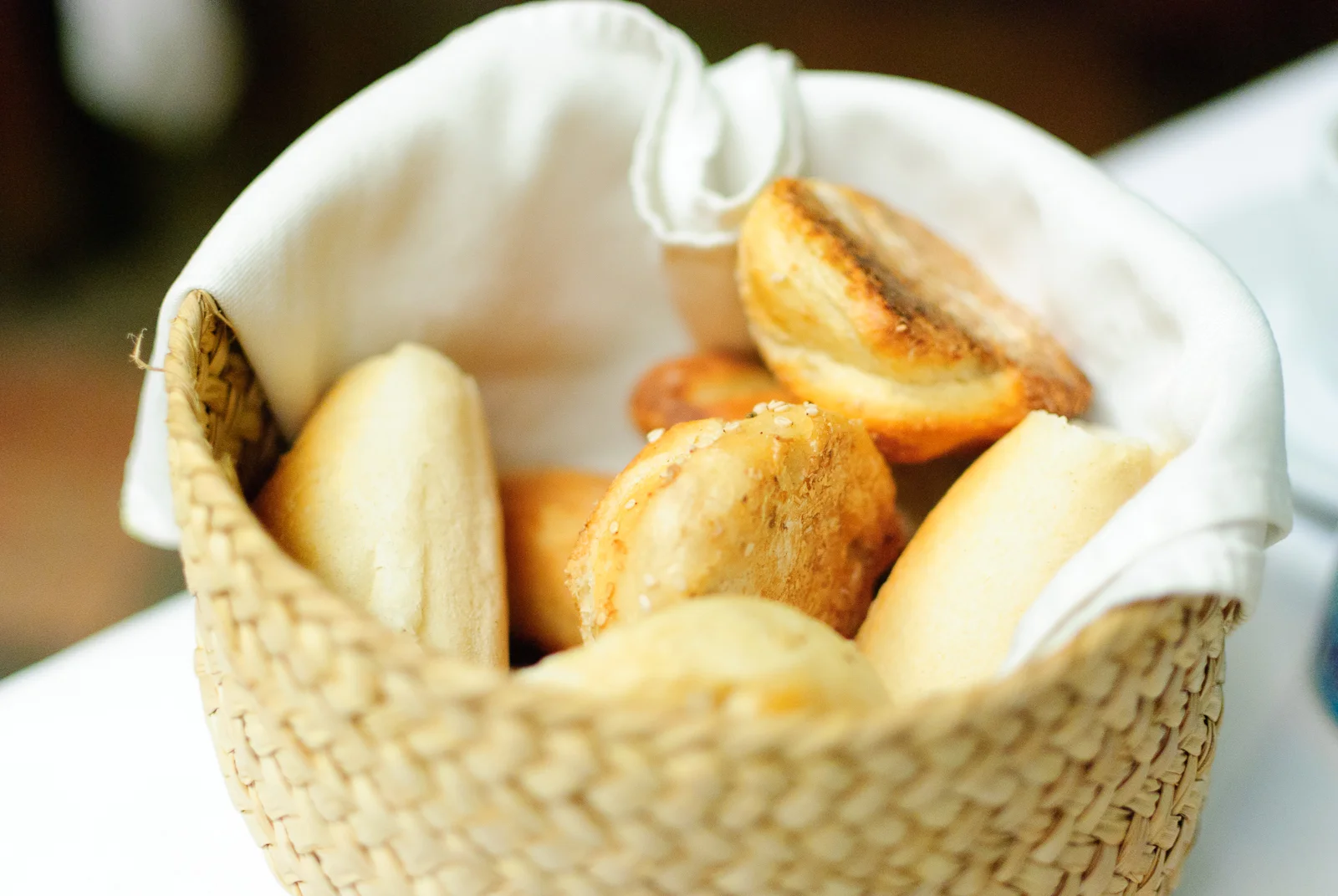Bread basket - sesame and local wheat