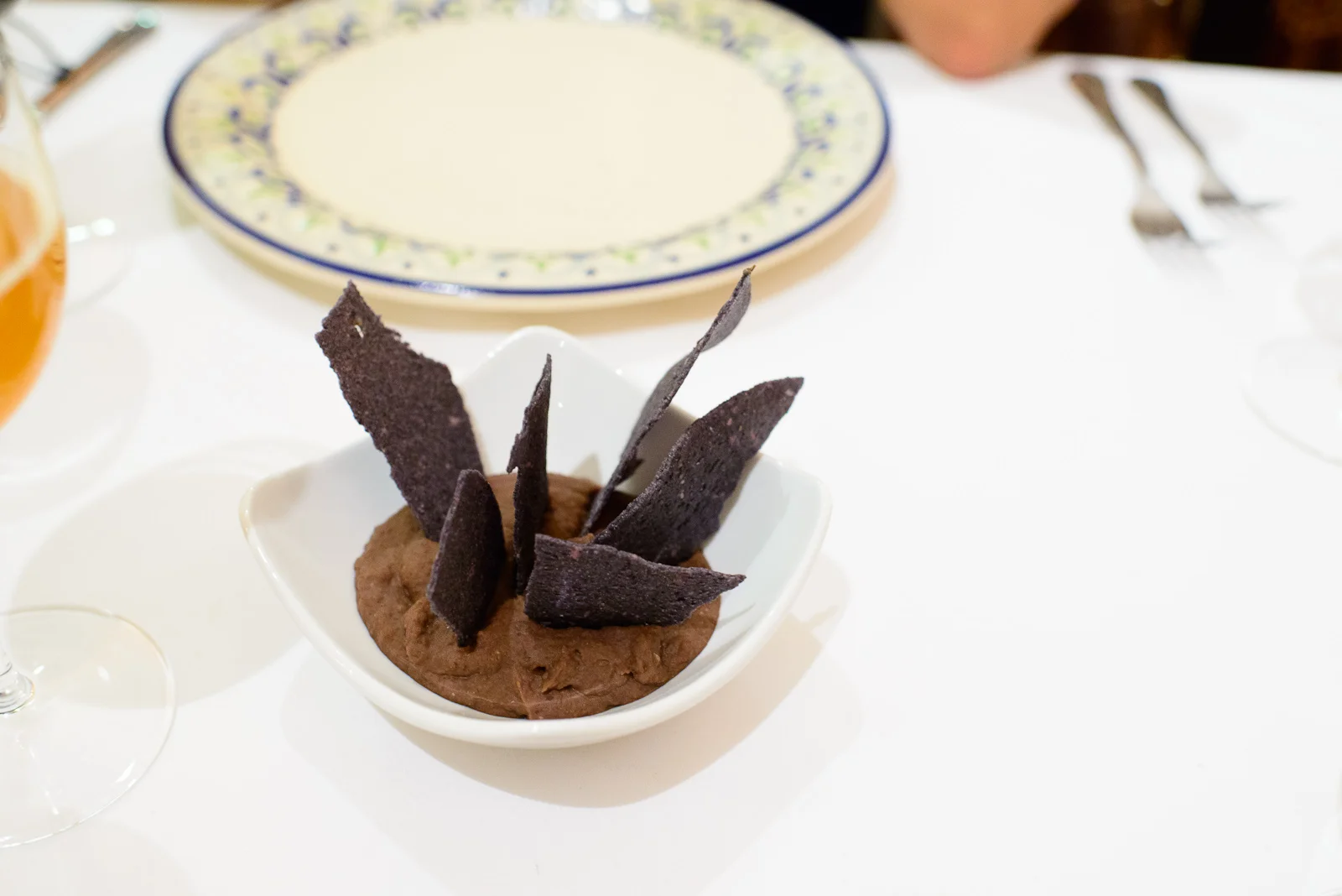 Blue corn tortillas, frijoles de la olla