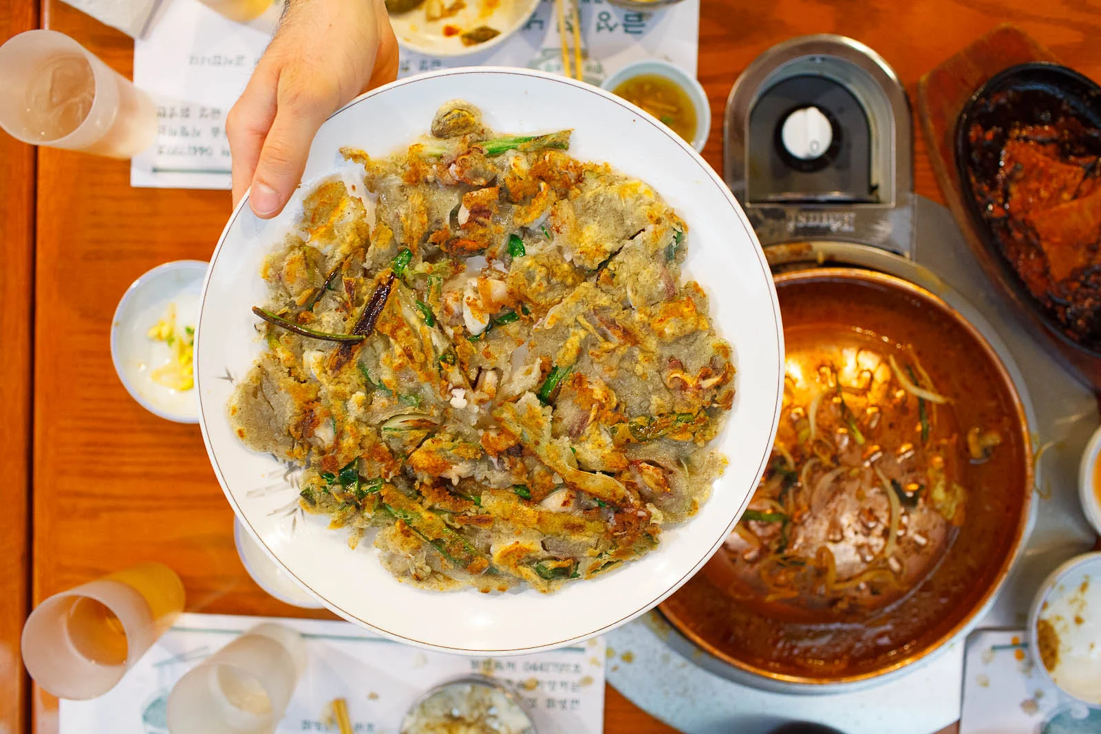 Haemul pajeon (Seafood pancake)