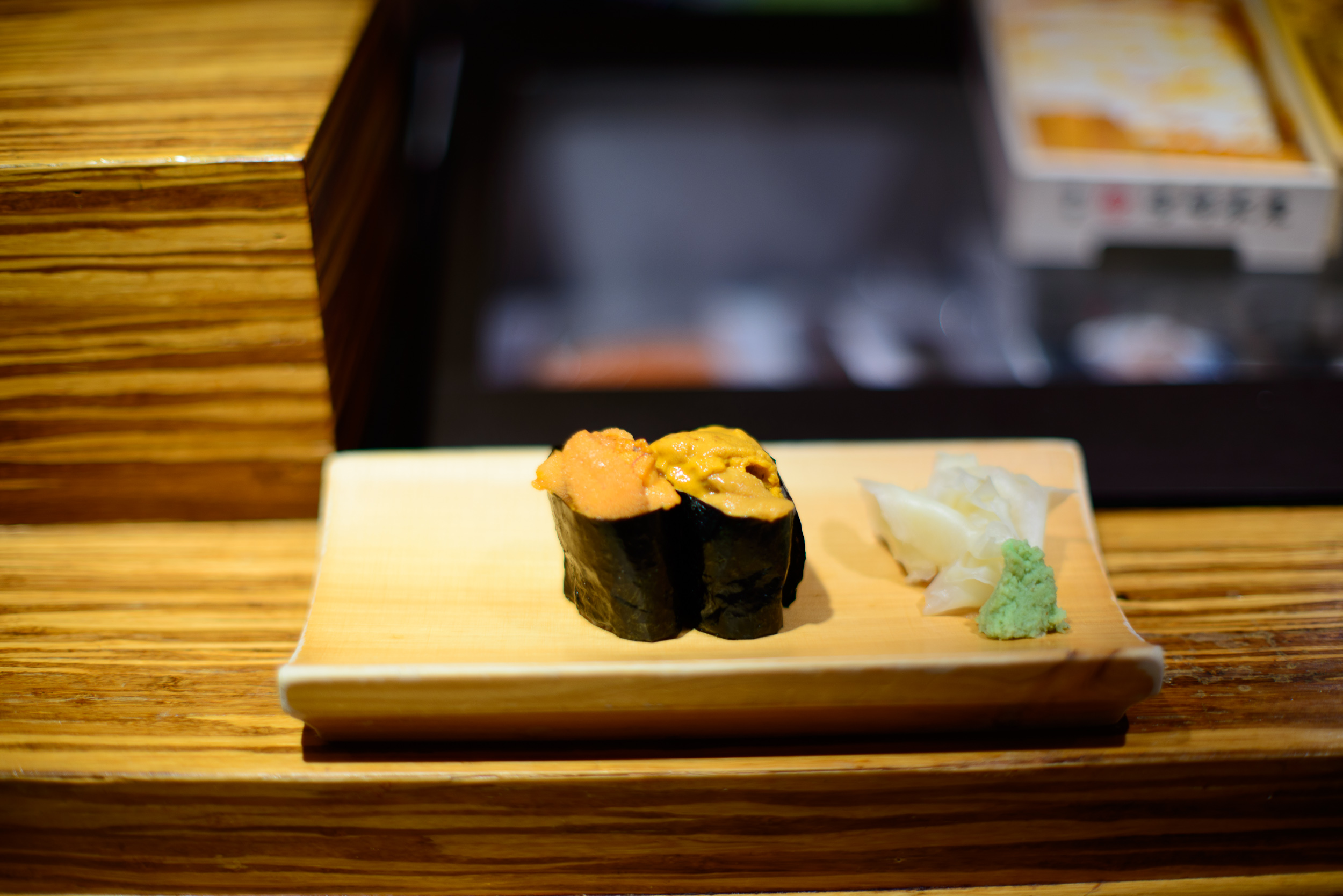 4th Course: Hokkaido and Santa Barbara sea urchin