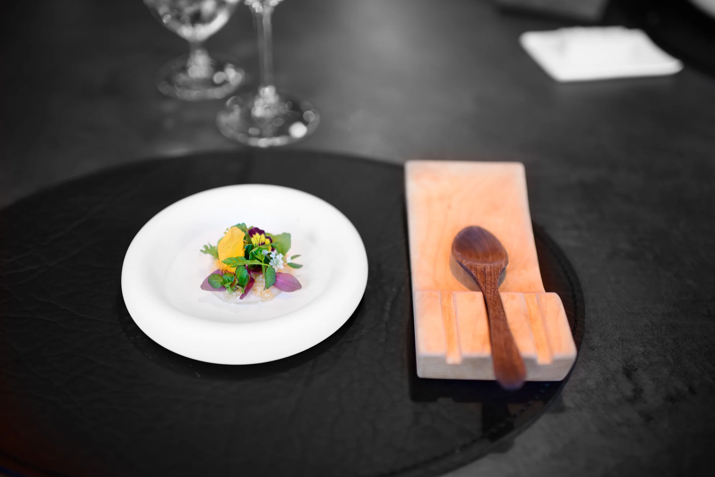 8th Course: Lumpfish caviar, sourdough