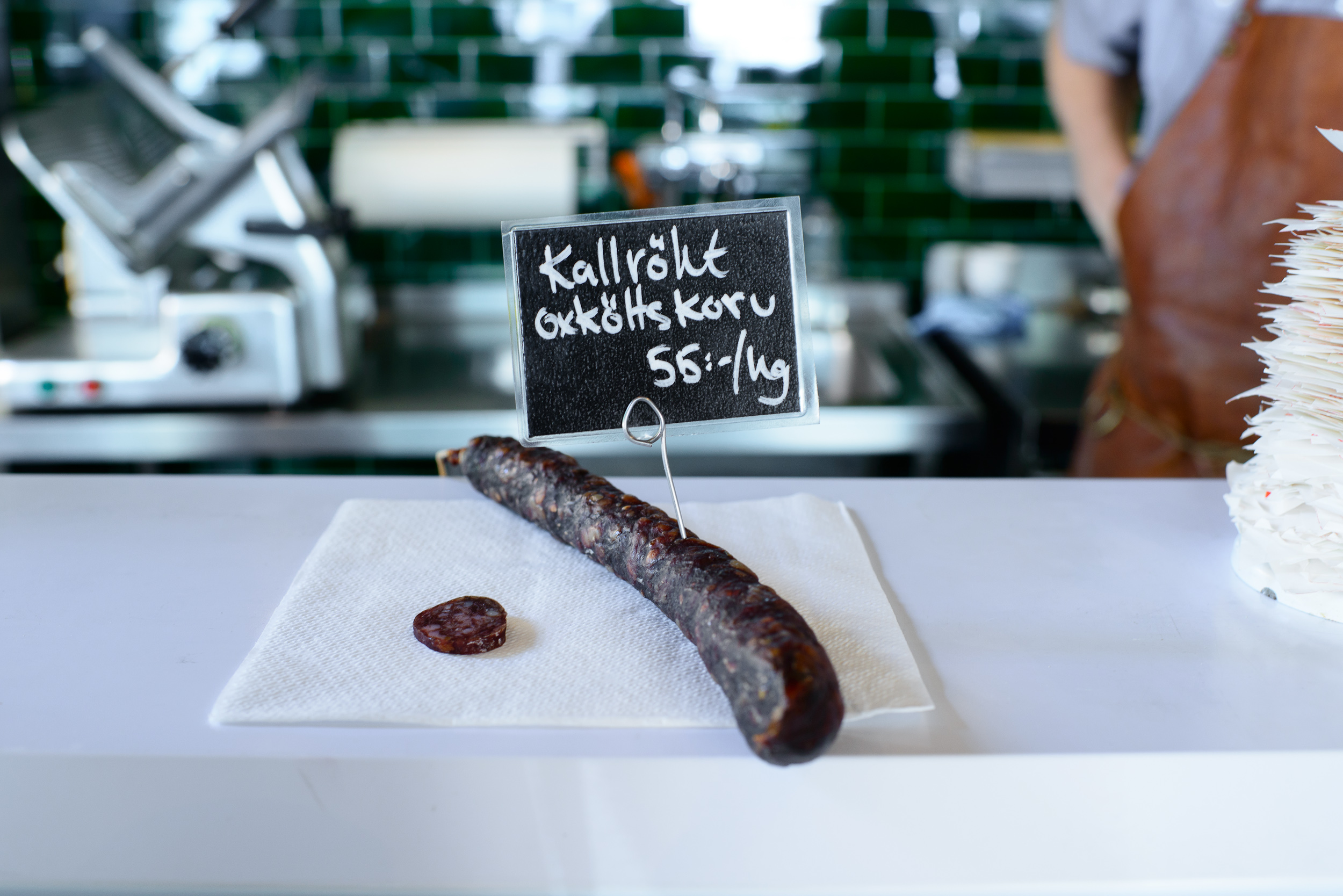 Oaxen Cold smoked ox sausage, (stored 4 months)