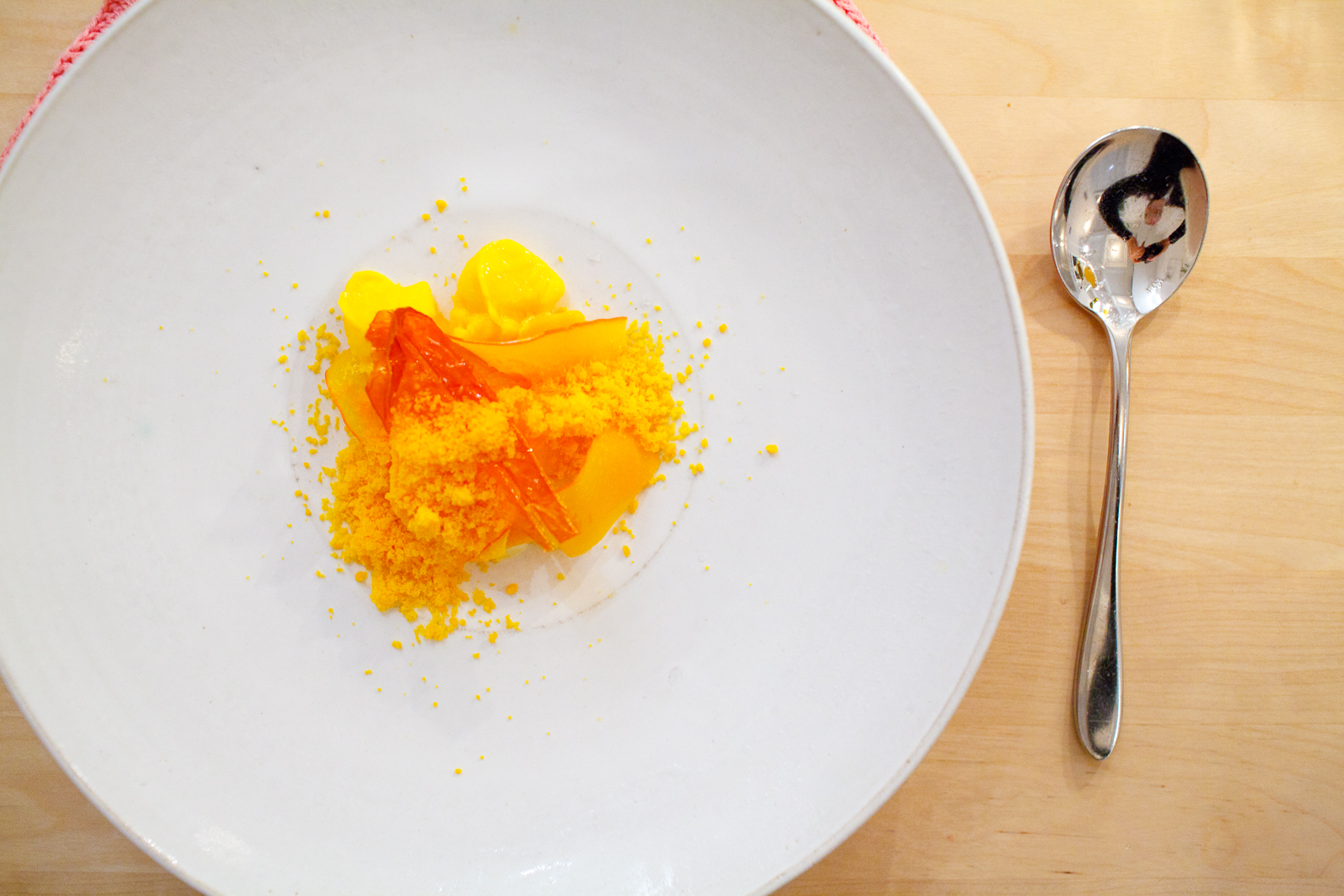 6th Course: Five textures of pumpkin