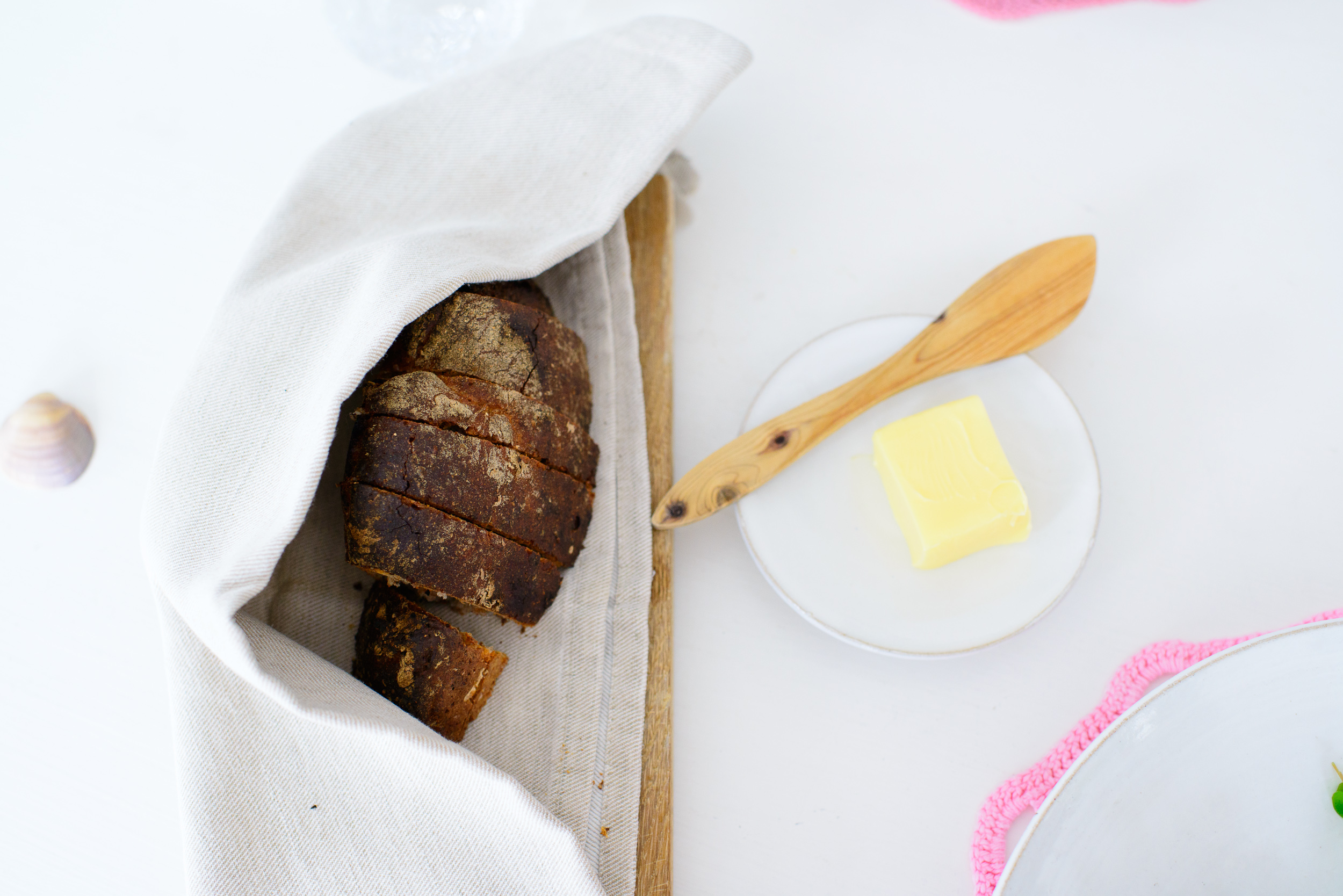 Bread, cooked over a wood-burning fire