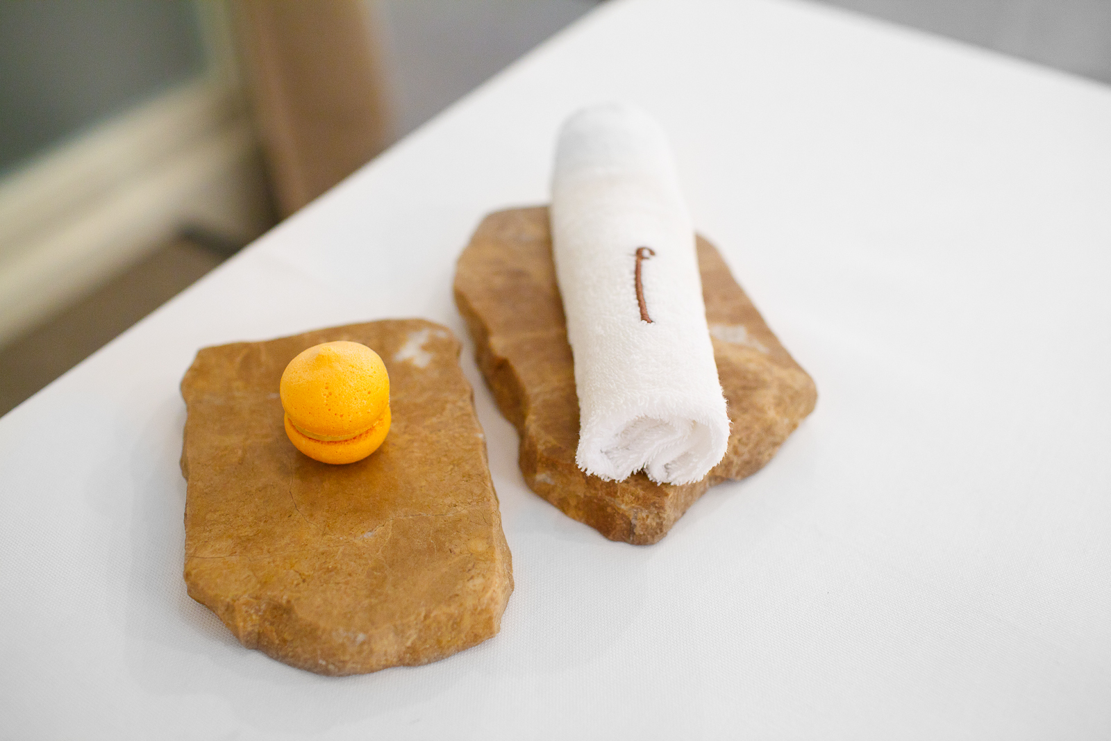 Amuse Bouche_ Crispy carrot meringue with creamy foie gras.jpg