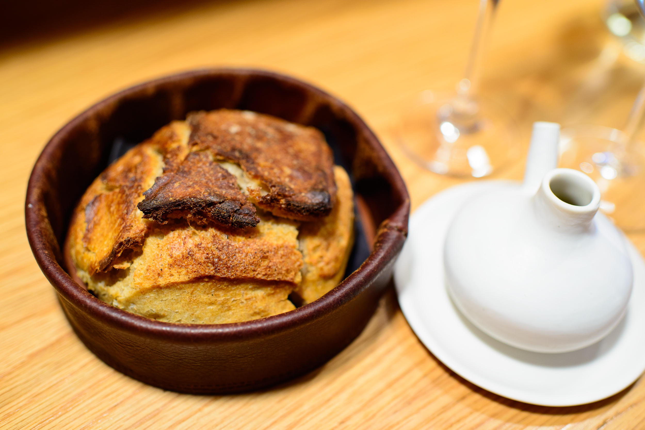 House bread with olive oil