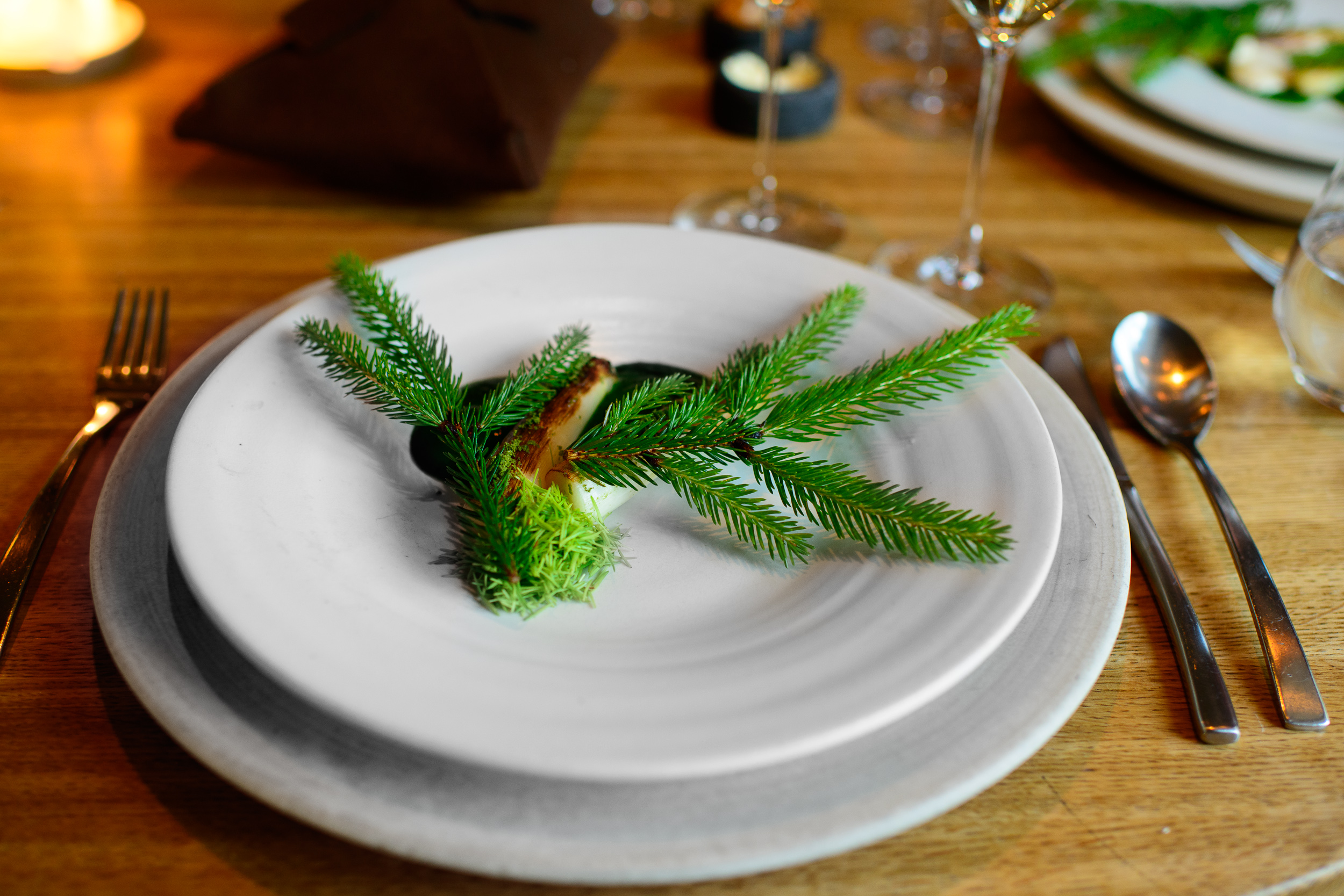 24th Course: Asparagus and pine