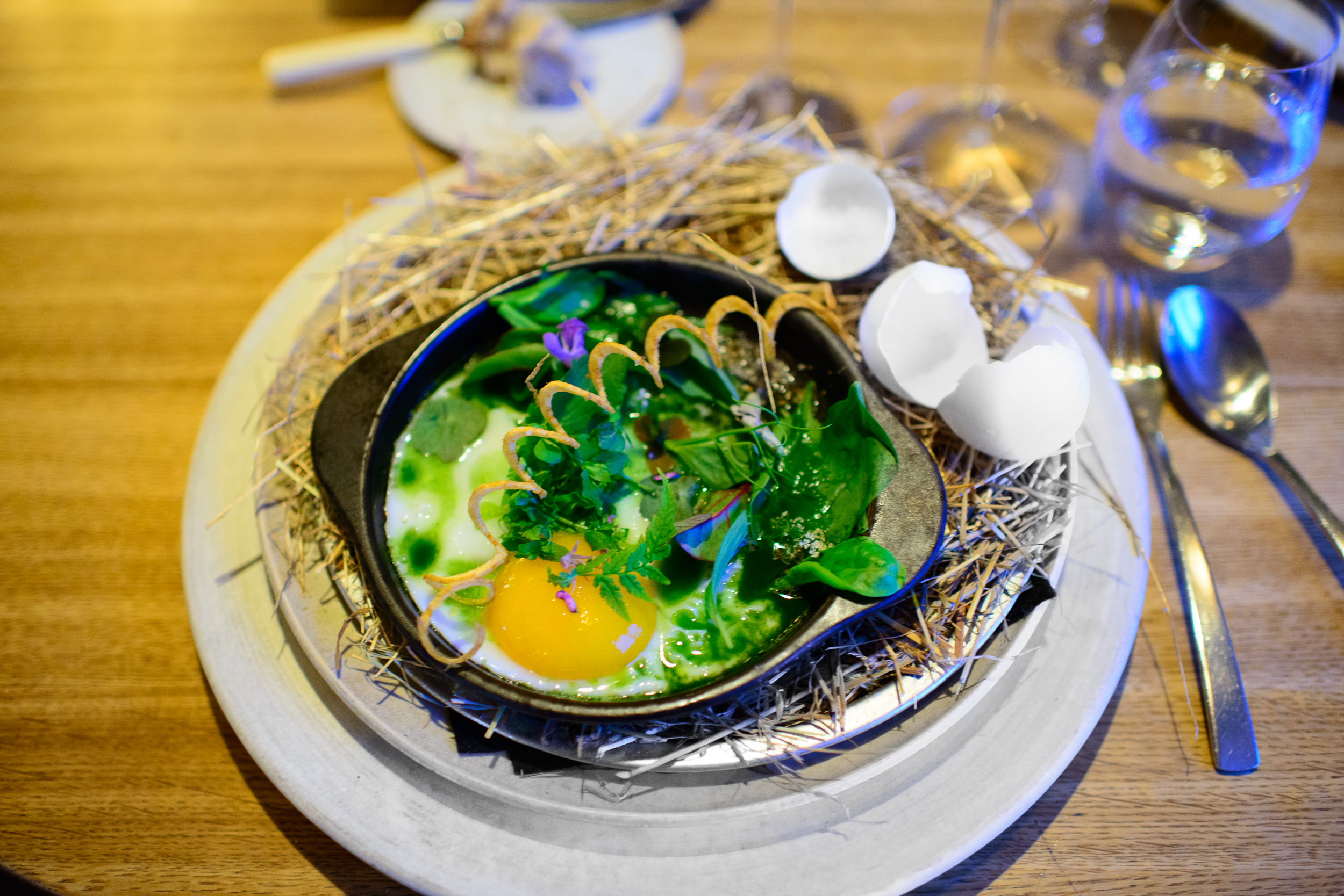 26th Course: Egg yolk and herbs