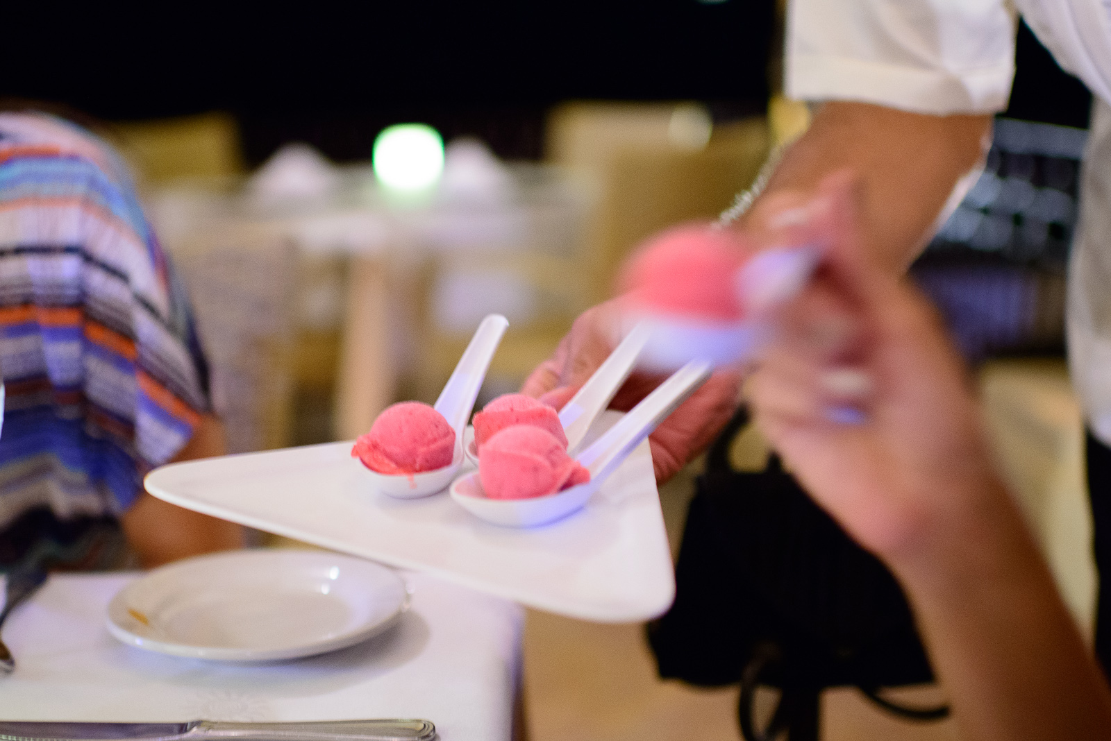 Raspberry sorbet
