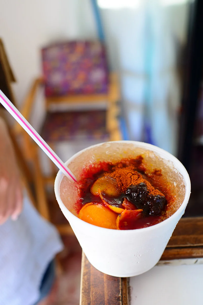 Raspados de naranjitas