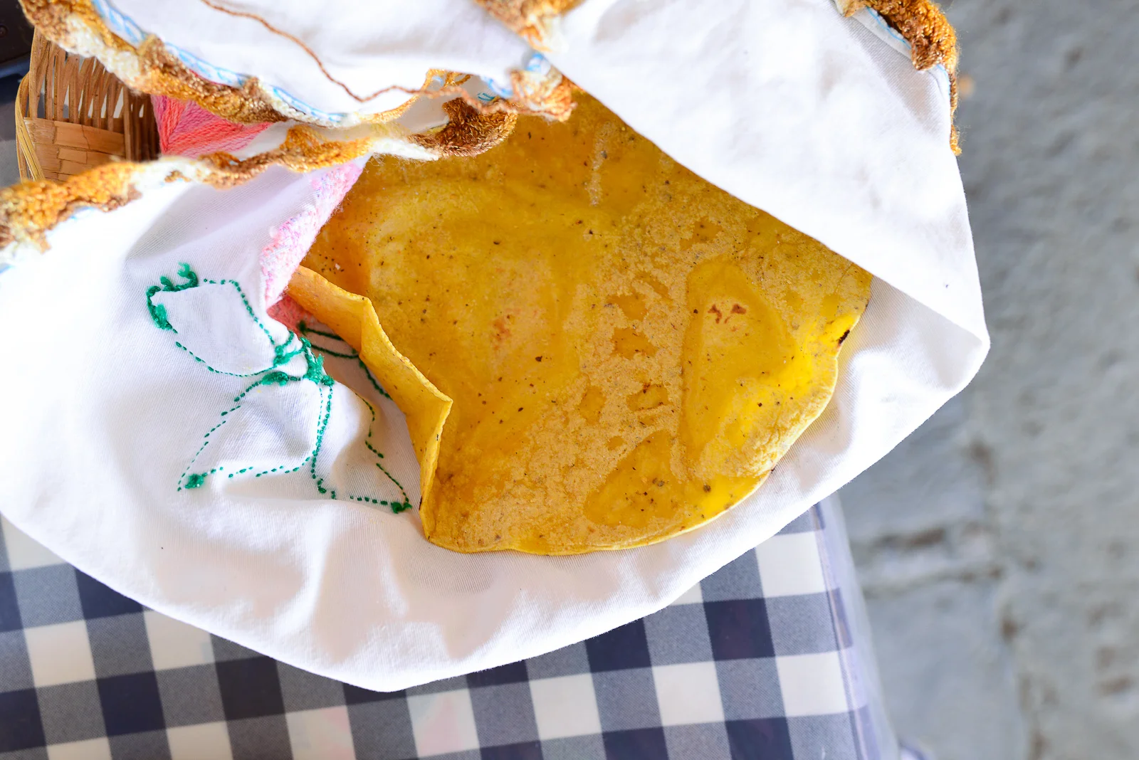 Tortilla de maíz