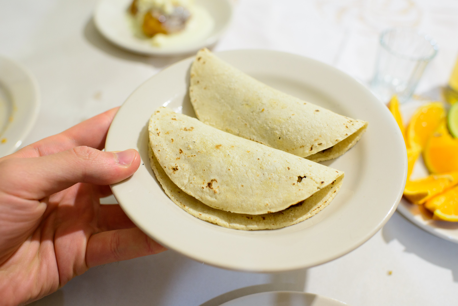 Taquito de chile pasilla rellena (Stuffed chile taco)