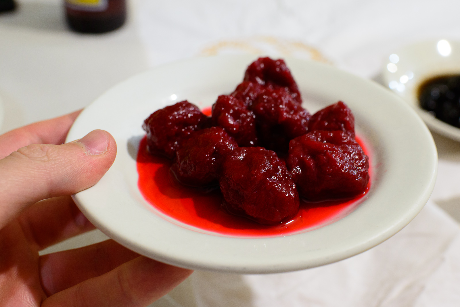 Fruta del Icaco (local cactus fruit)