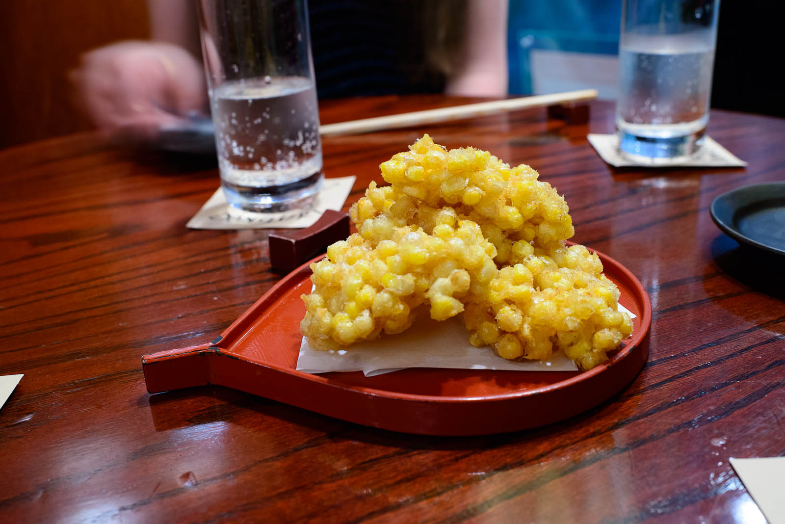 Sweet corn tempura