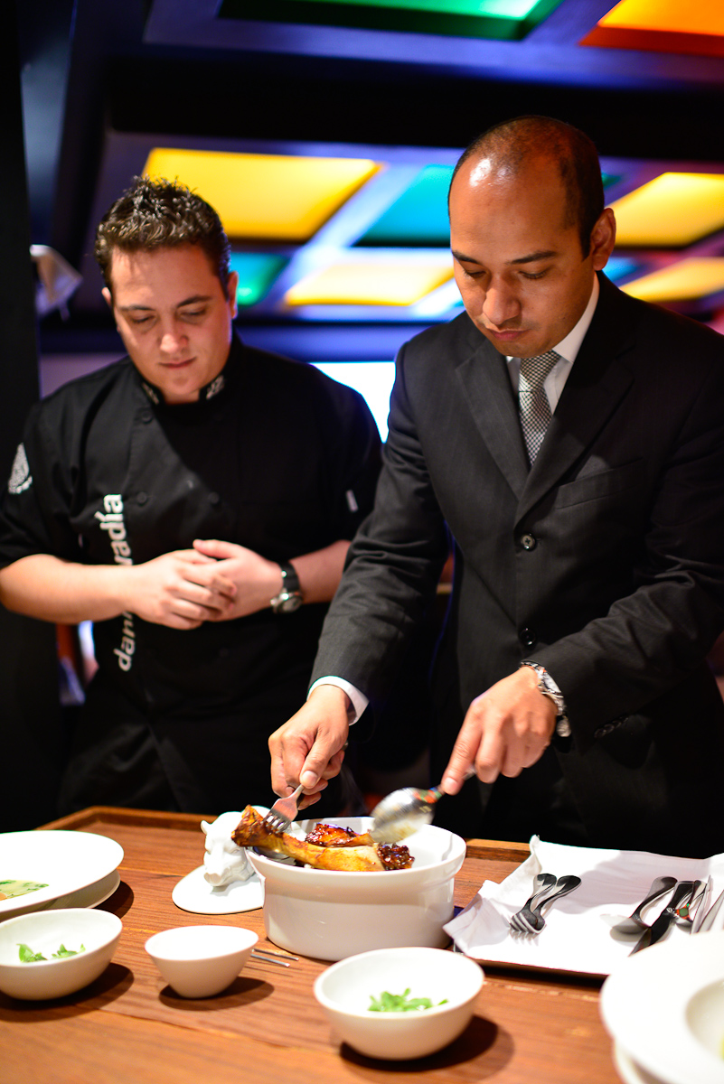 Chef Danial Ovadía and Sommelier Kevin Tapia Morales