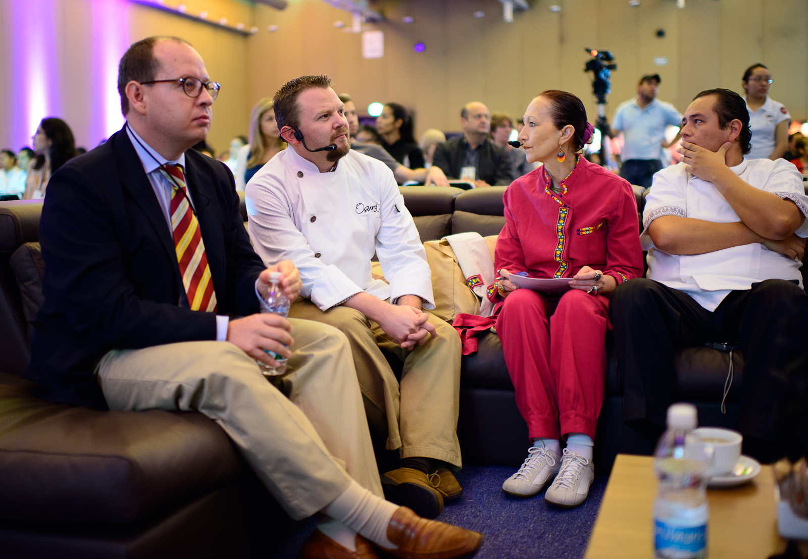 Luis Javier Cué, Eduardo Osuna, Patricia Quintana, and Eduardo