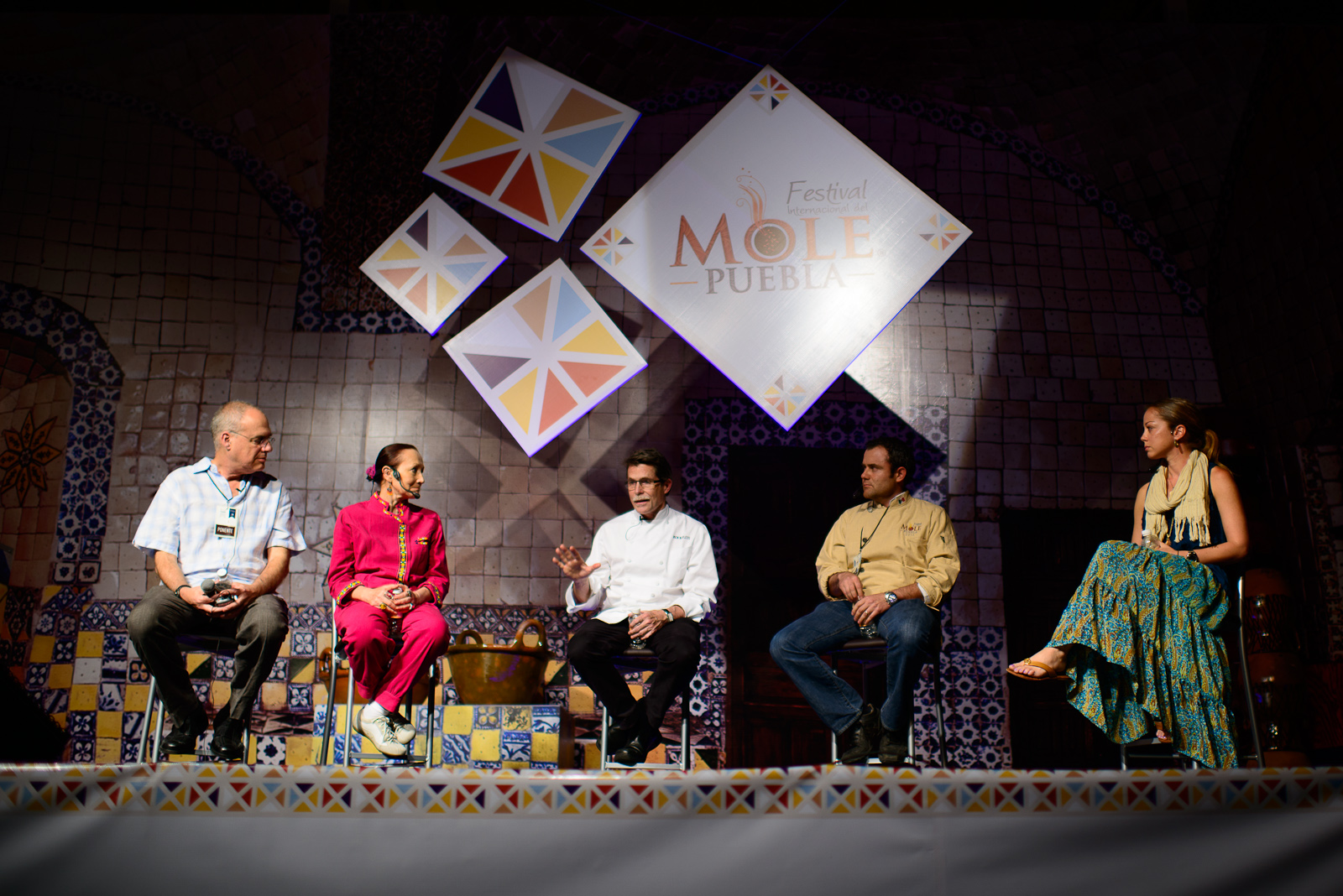 Mark Bittman, Patricia Quintana, Rick Bayless, Carlos Zorilla, a