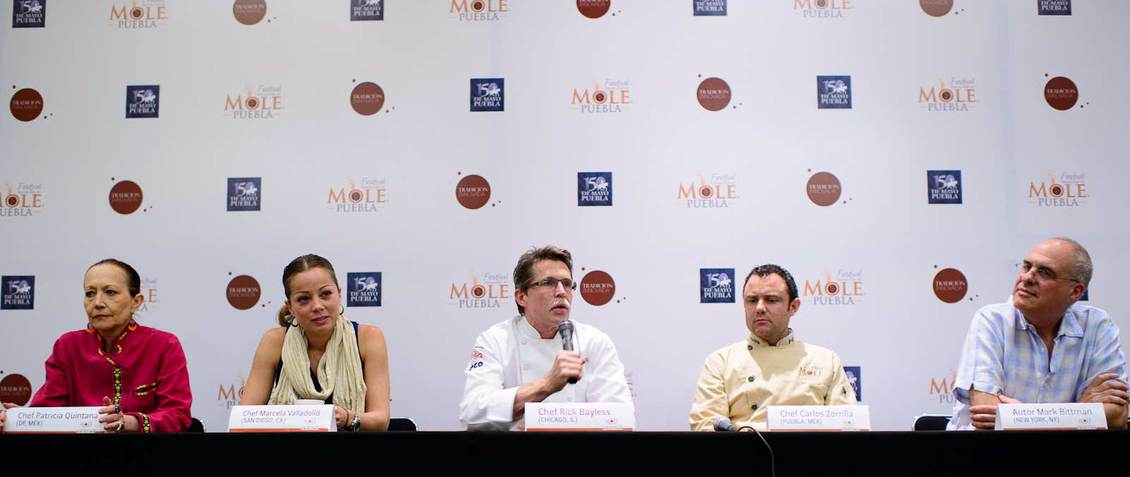 Patricia Quintana, Marcela Valladolid, Rick Bayless, Carlos Zori