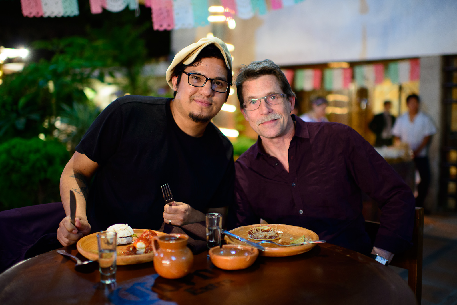 Chefs Amado López and Rick Bayless