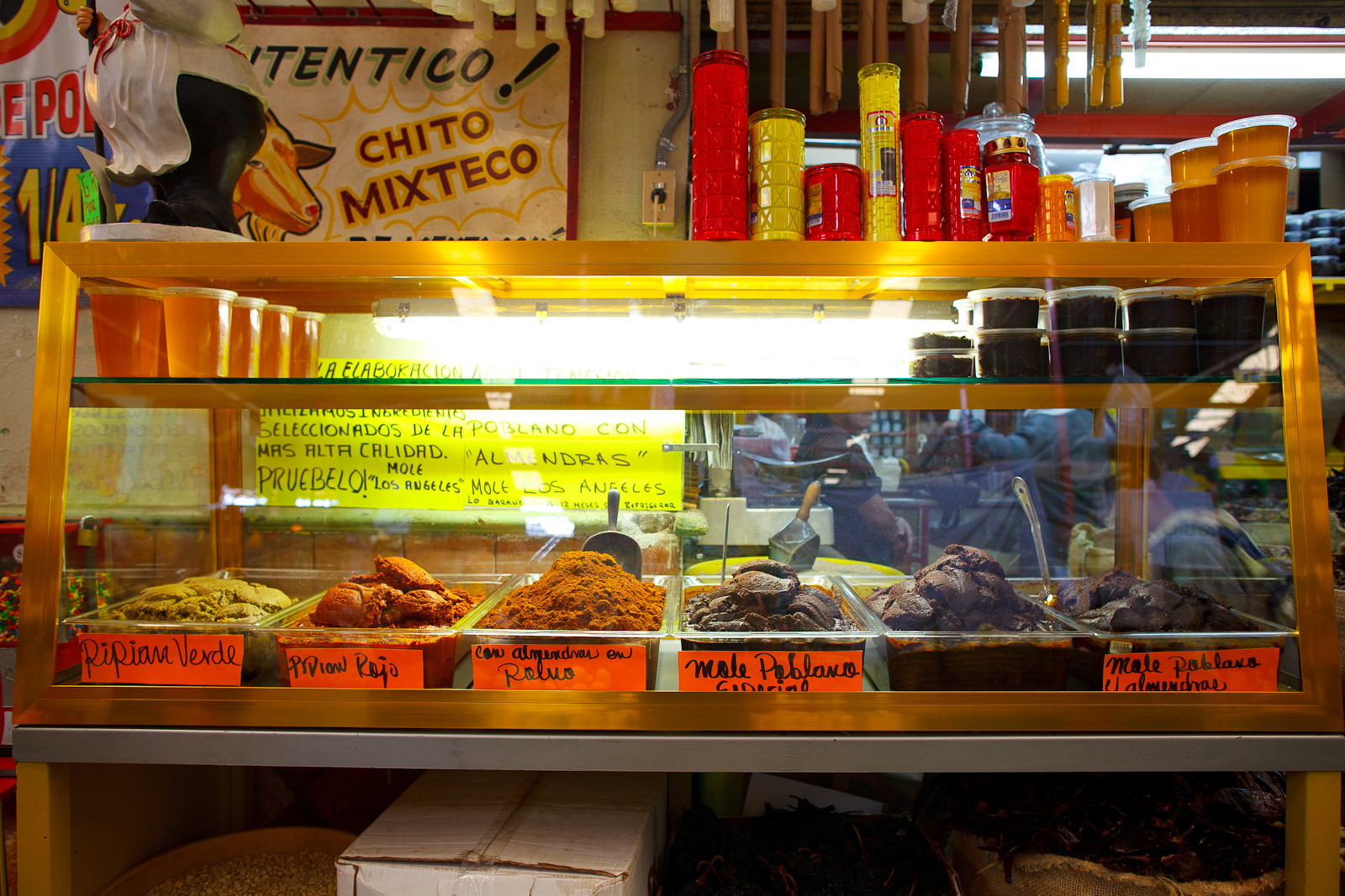 Mole Paste from Puebla. (Just add some chicken stock, water, and a tomato.)