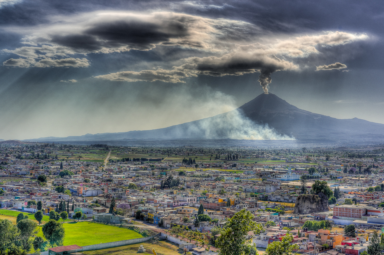 Popocatépetl Volcano, Puebla, México, 2012