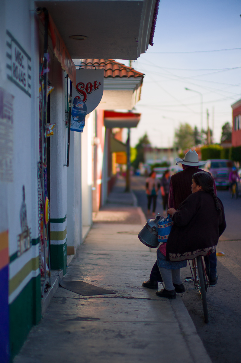 Morning milk and groceries, San Andrés Cholula, Puebla