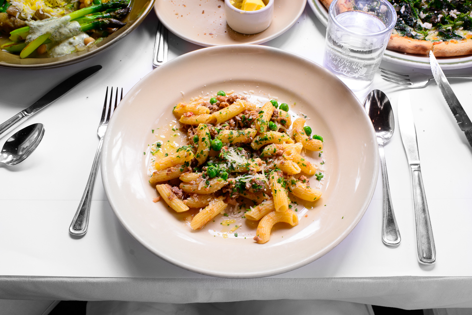 House-made rigatoni with Llano Seco Ranch pork and beef ragù ($