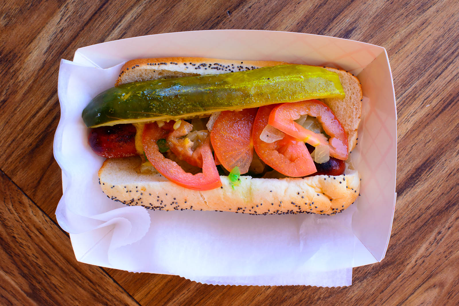 The Dog - Chicago-style hot dog with all the trimmings (mustard,