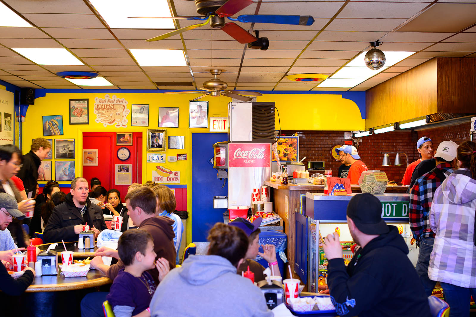 Inside Hot Doug's