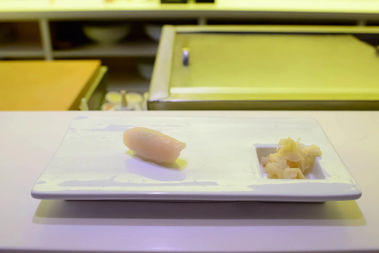 6th Course: Pink shell scallop